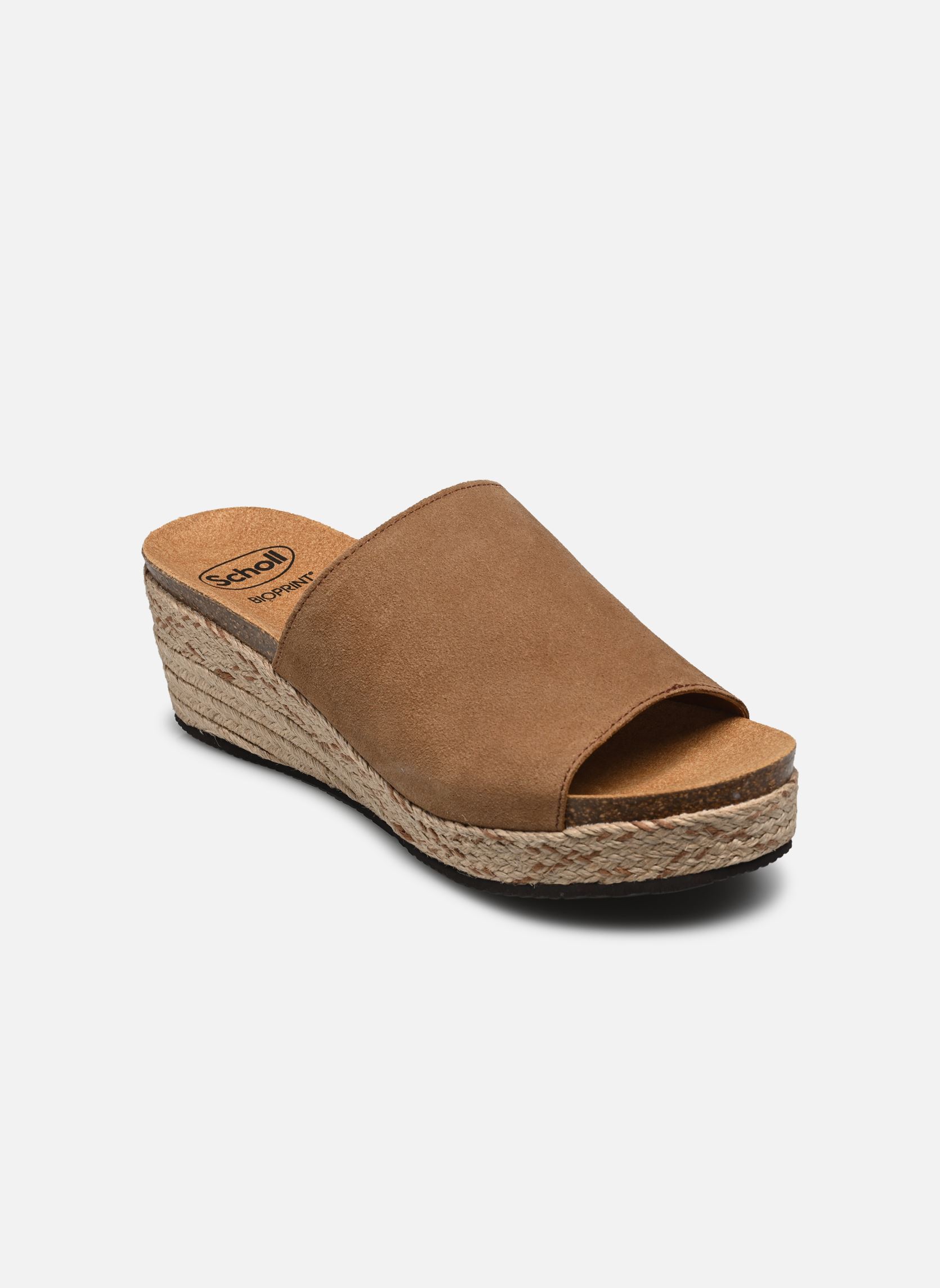 Sandales compensées et plateformes MALAGA COMFORT femme marron Scholl Sandales compensées et plateformes MALAGA COMFORT femme marron Taupe