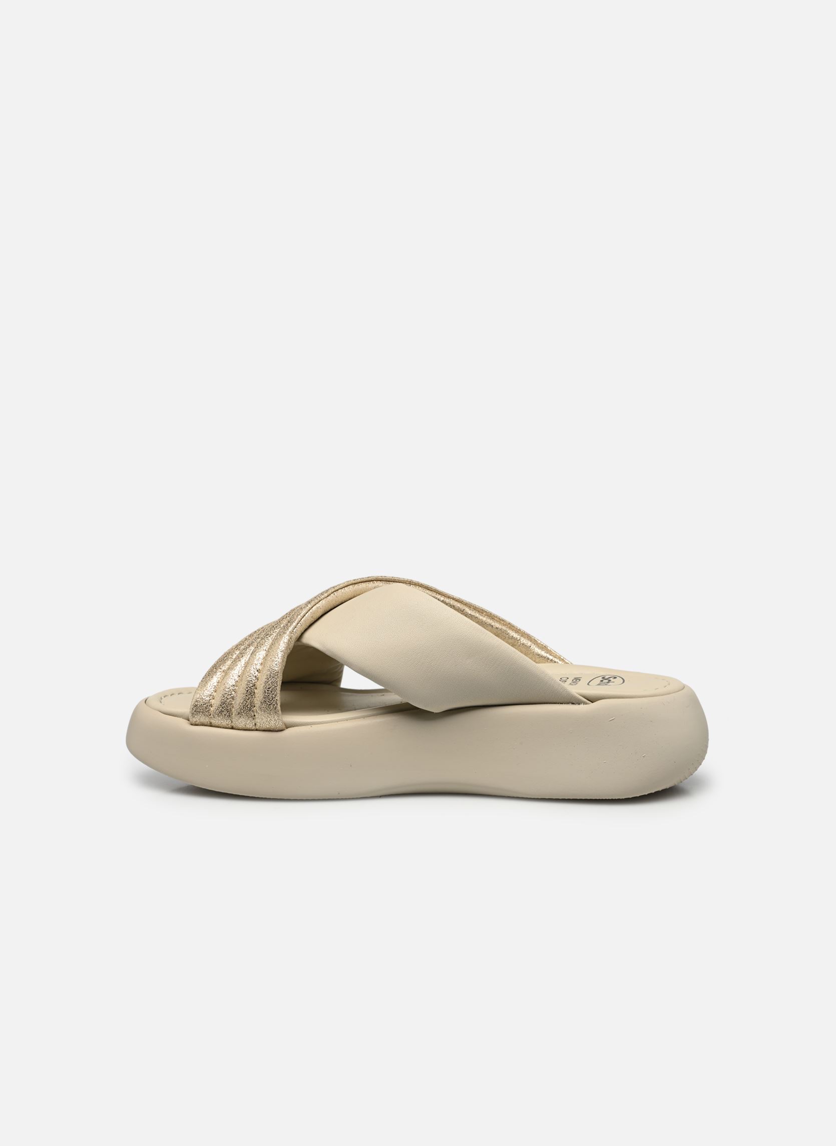 Mules BOCA CROSS COMFORT femme or et bronze Scholl Mules BOCA CROSS COMFORT femme or et bronze Platinum (Gold)