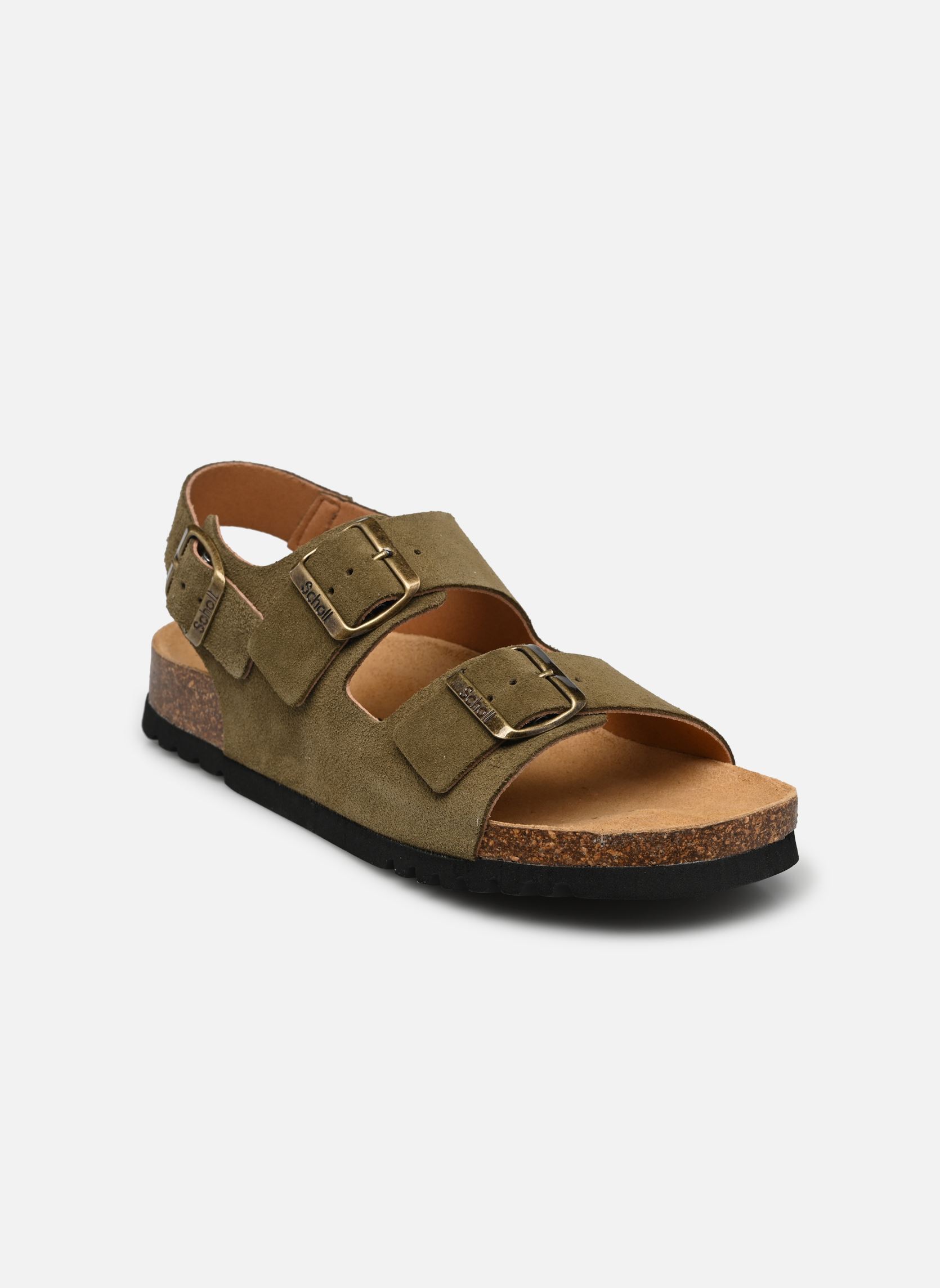 Sandalen HENRIETTE COLLECTION damen grün Scholl Sandalen HENRIETTE COLLECTION damen grün KAKI SUEDE