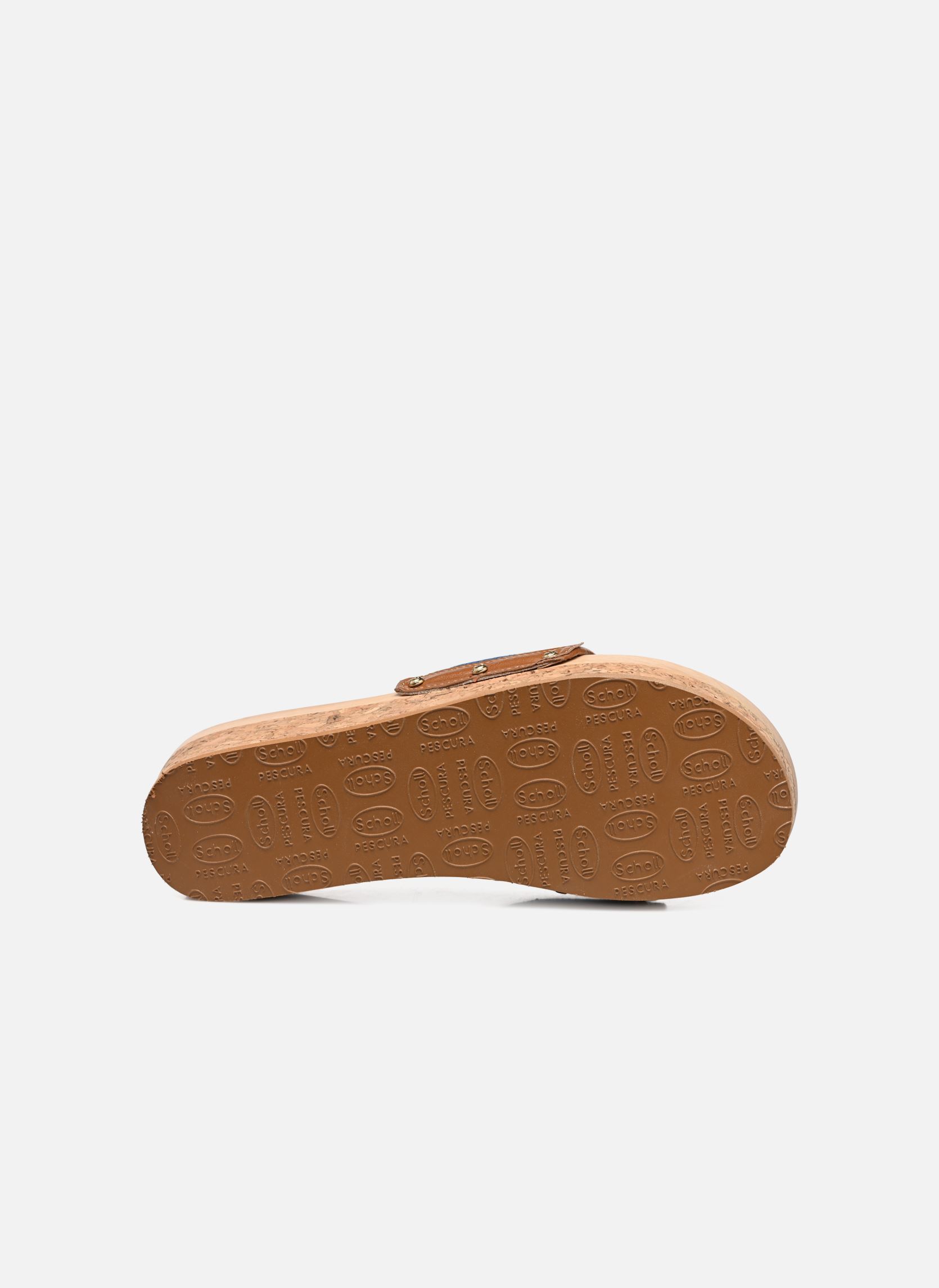 Pantoletten PESCURA WEDGE REESE ICONIC damen blau Scholl Pantoletten PESCURA WEDGE REESE ICONIC damen blau Denim/Cognac