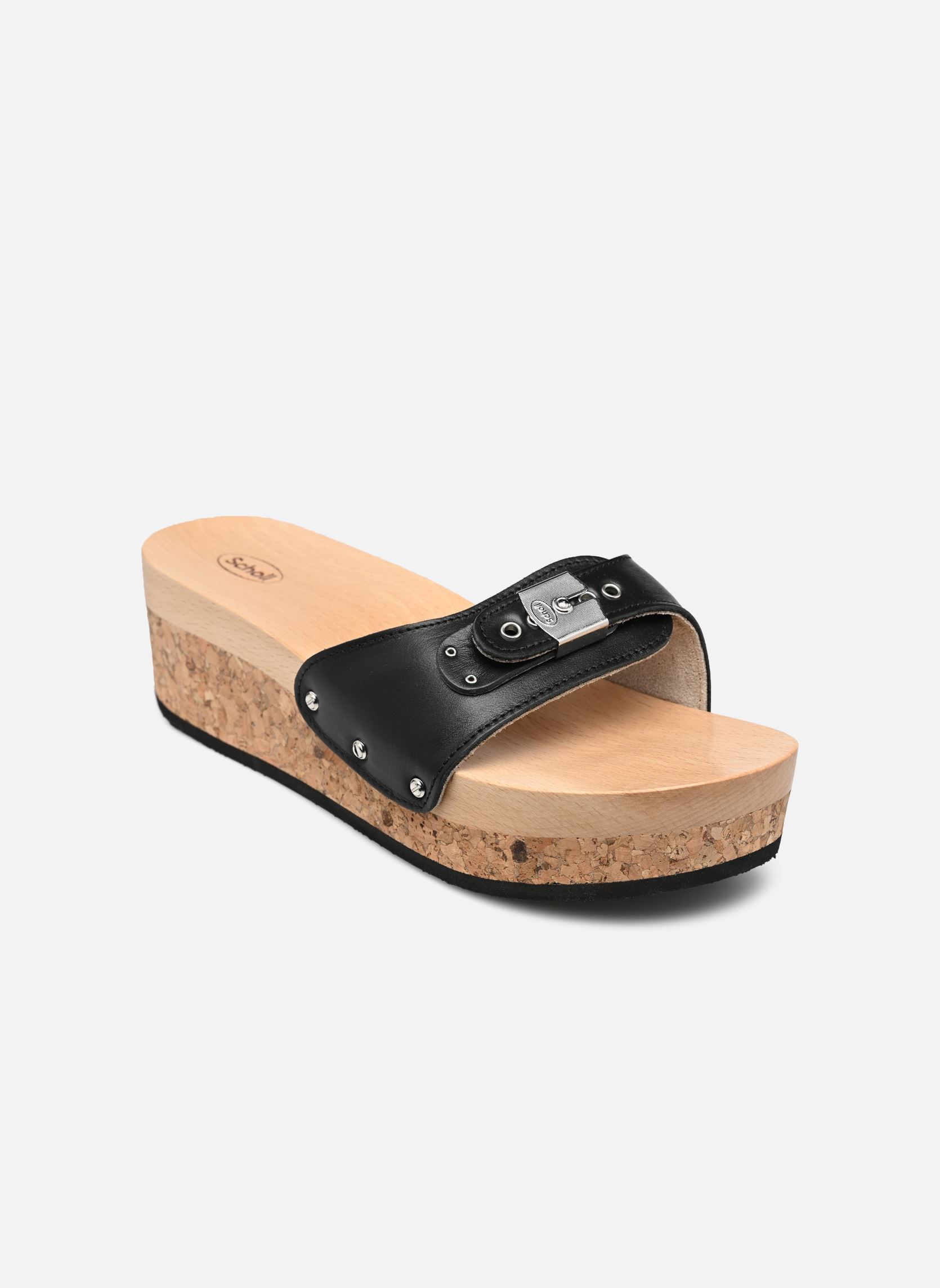 Mules PESCURA WEDGE REESE ICONIC femme noir Scholl Mules PESCURA WEDGE REESE ICONIC femme noir Black