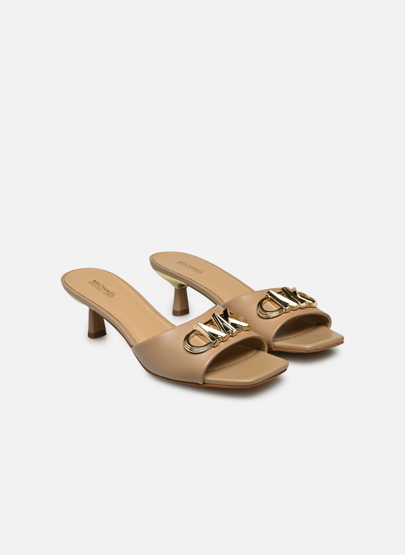 Mules AMAL KITTEN SANDAL femme marron Michael Michael Kors Mules AMAL KITTEN SANDAL femme marron CAMEL
