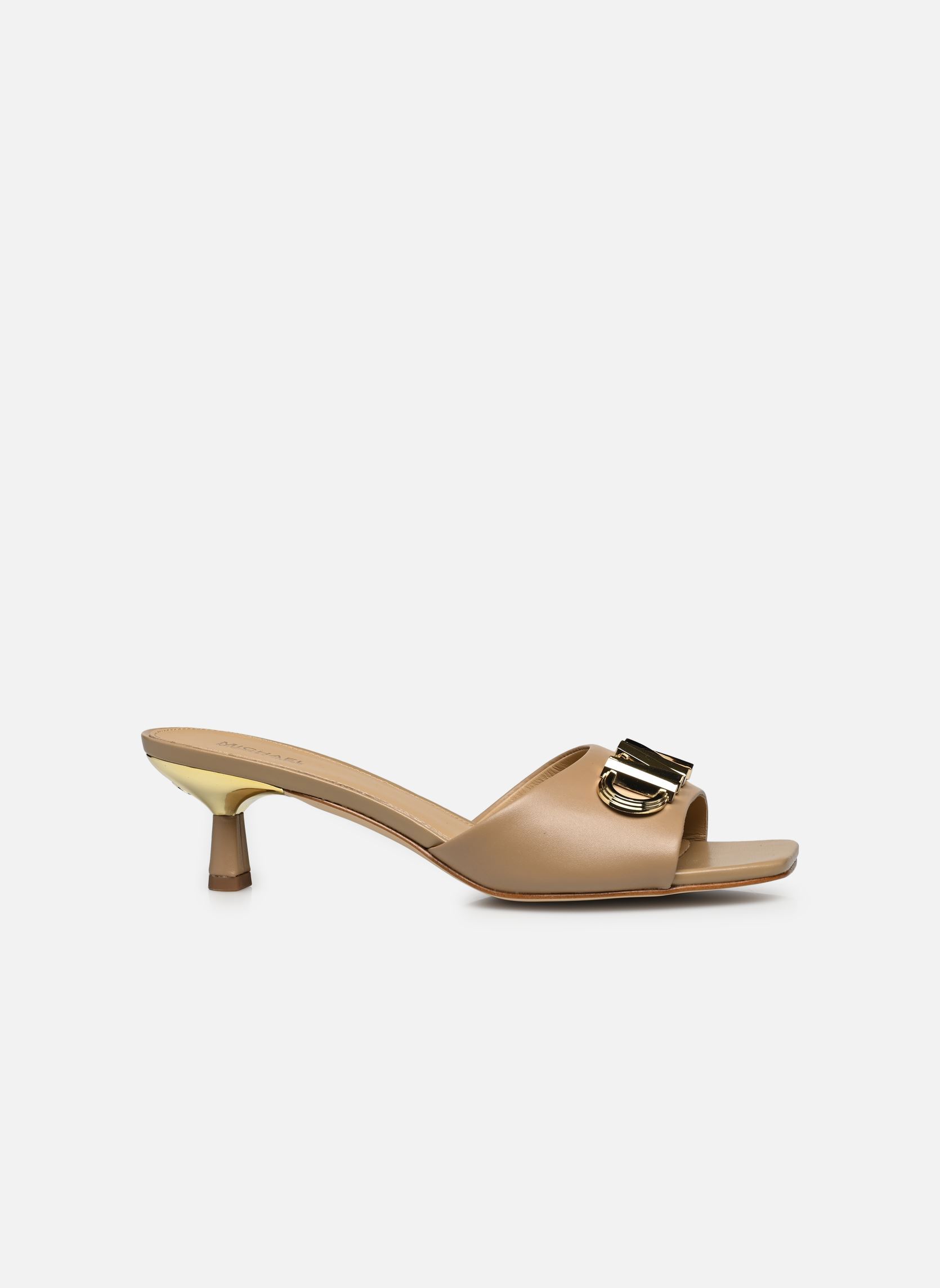 Mules AMAL KITTEN SANDAL femme marron Michael Michael Kors Mules AMAL KITTEN SANDAL femme marron CAMEL