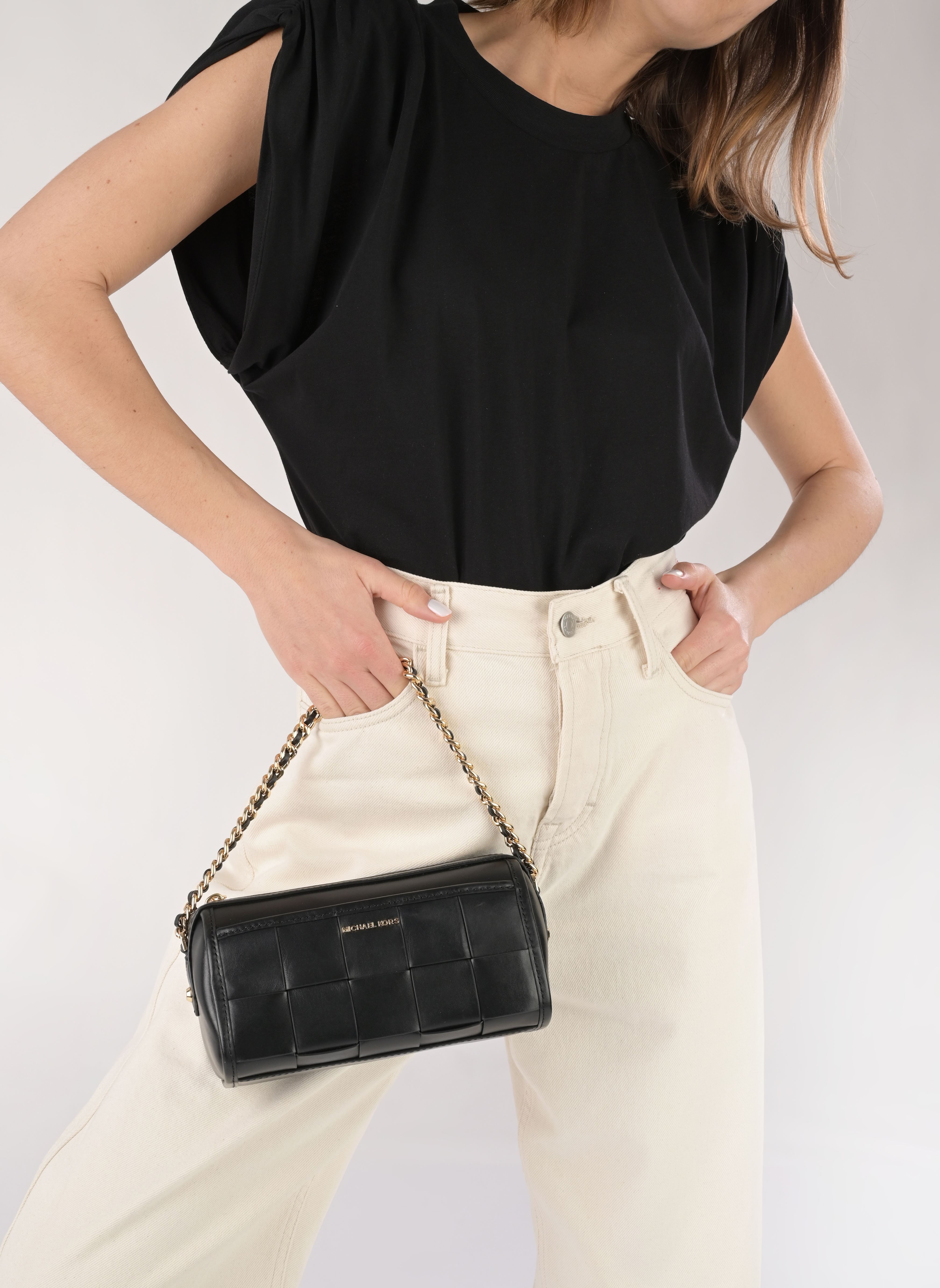 Borse a mano SM BARREL XBODY donna nero Michael Michael Kors Borse a mano SM BARREL XBODY donna nero BLACK