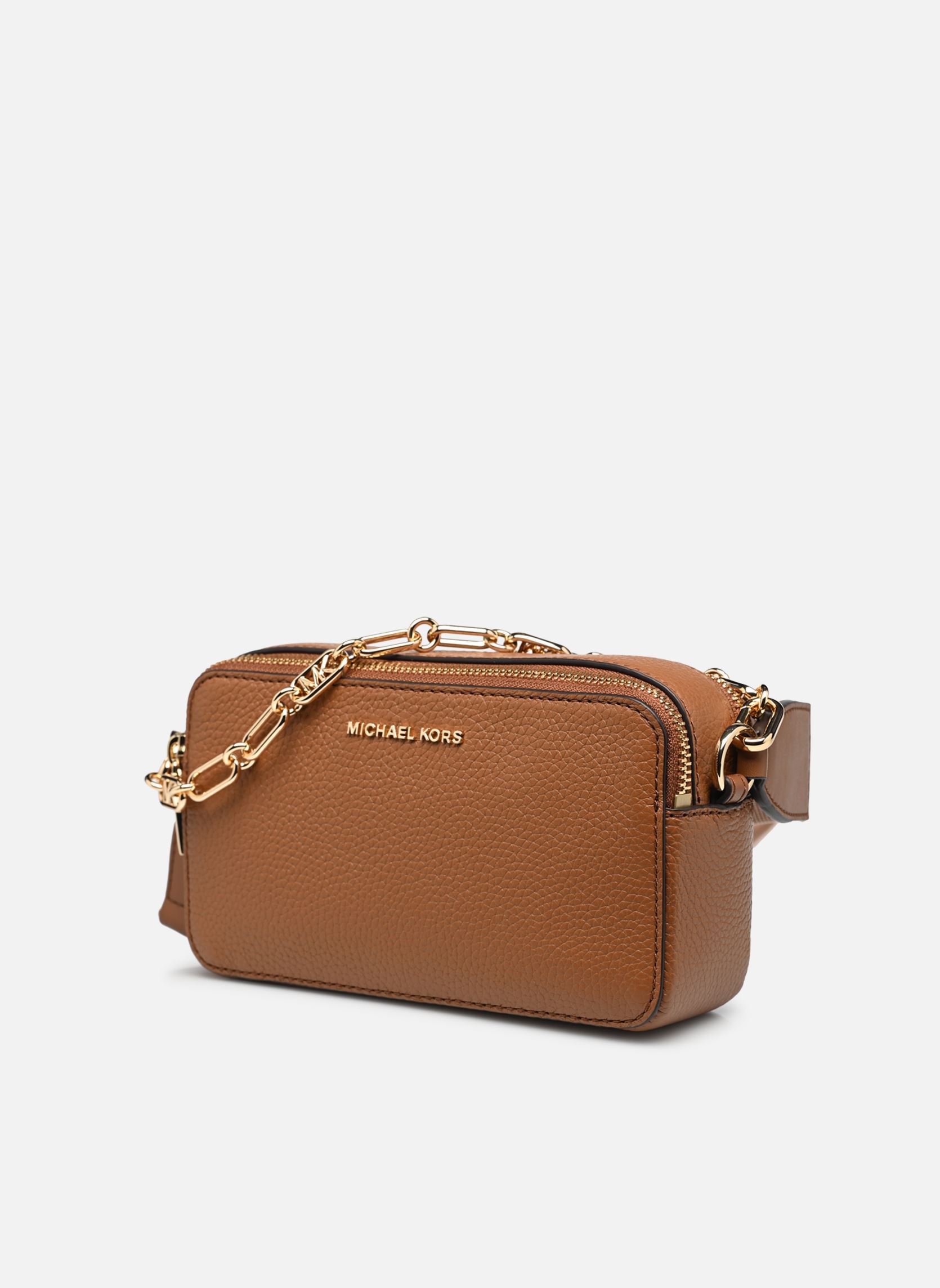 Bandolera SM DBL ZP CAMRA CHN XBODY mujer marrón Michael Michael Kors Bandolera SM DBL ZP CAMRA CHN XBODY mujer marrón LUGGAGE