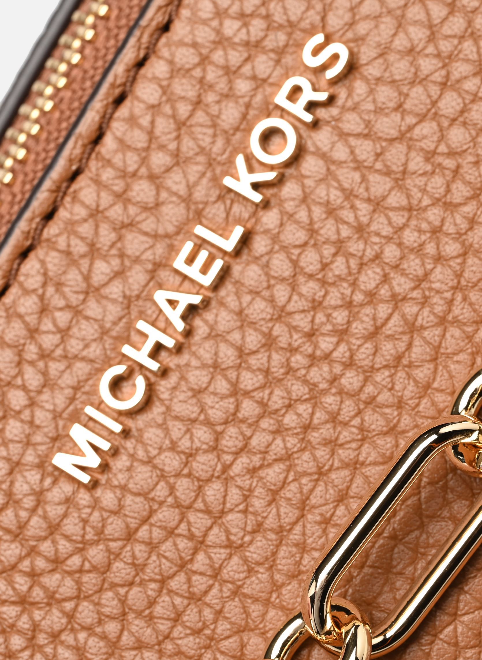 Bandolera SM DBL ZP CAMRA CHN XBODY mujer marrón Michael Michael Kors Bandolera SM DBL ZP CAMRA CHN XBODY mujer marrón LUGGAGE