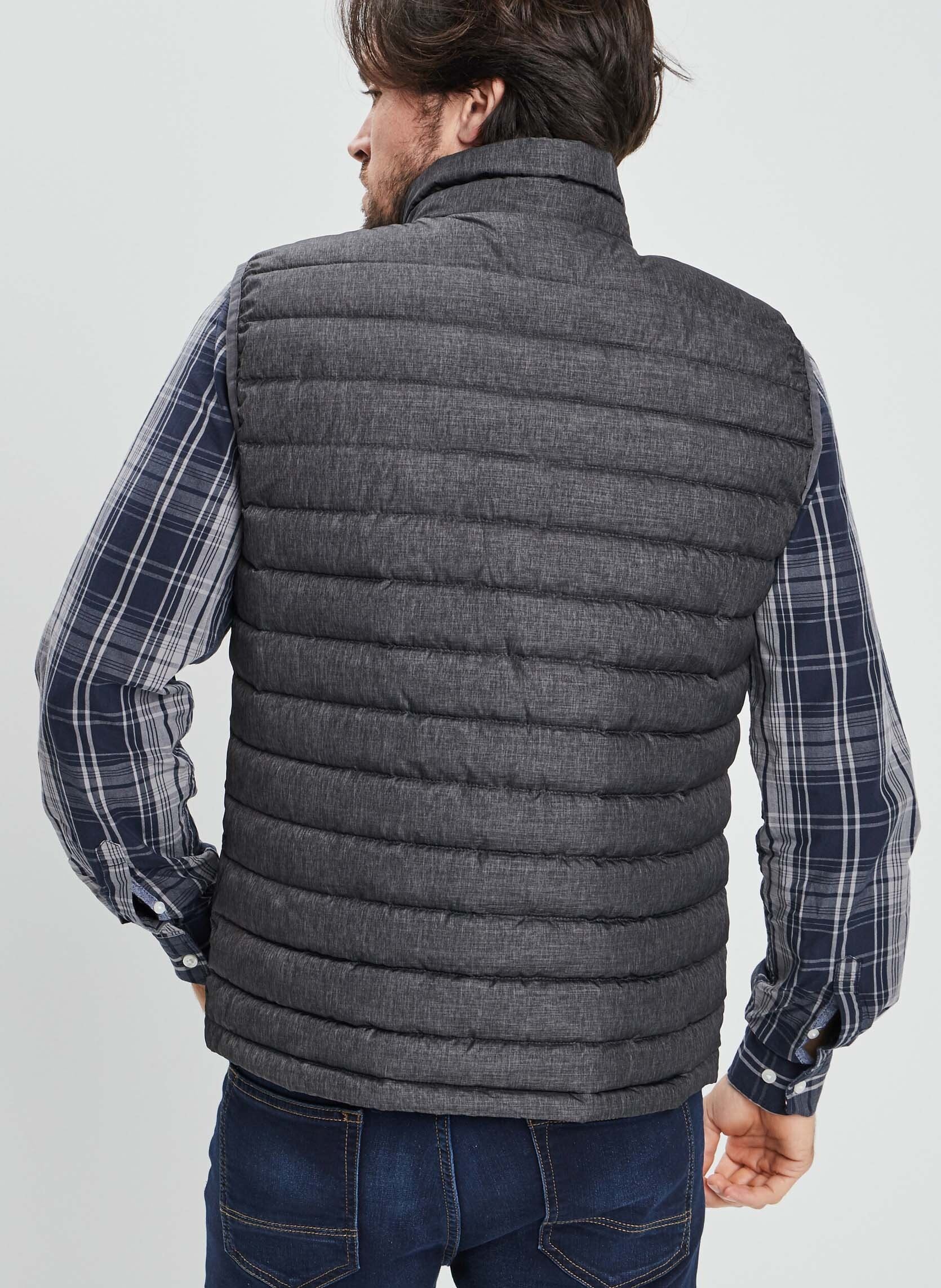 Doudounes sans manches Cre1Cocoonsm homme gris CREEKS Doudounes sans manches Cre1Cocoonsm homme gris Gris Fonce