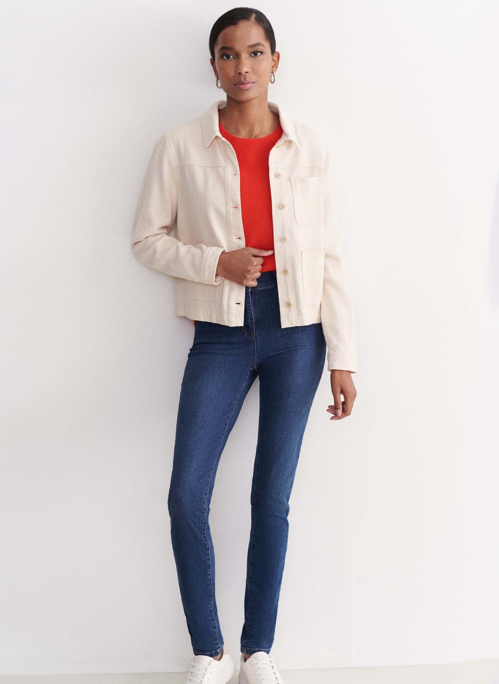 Jassen Vk007-Minatab dames beige Caroll Jassen Vk007-Minatab dames beige ECRU