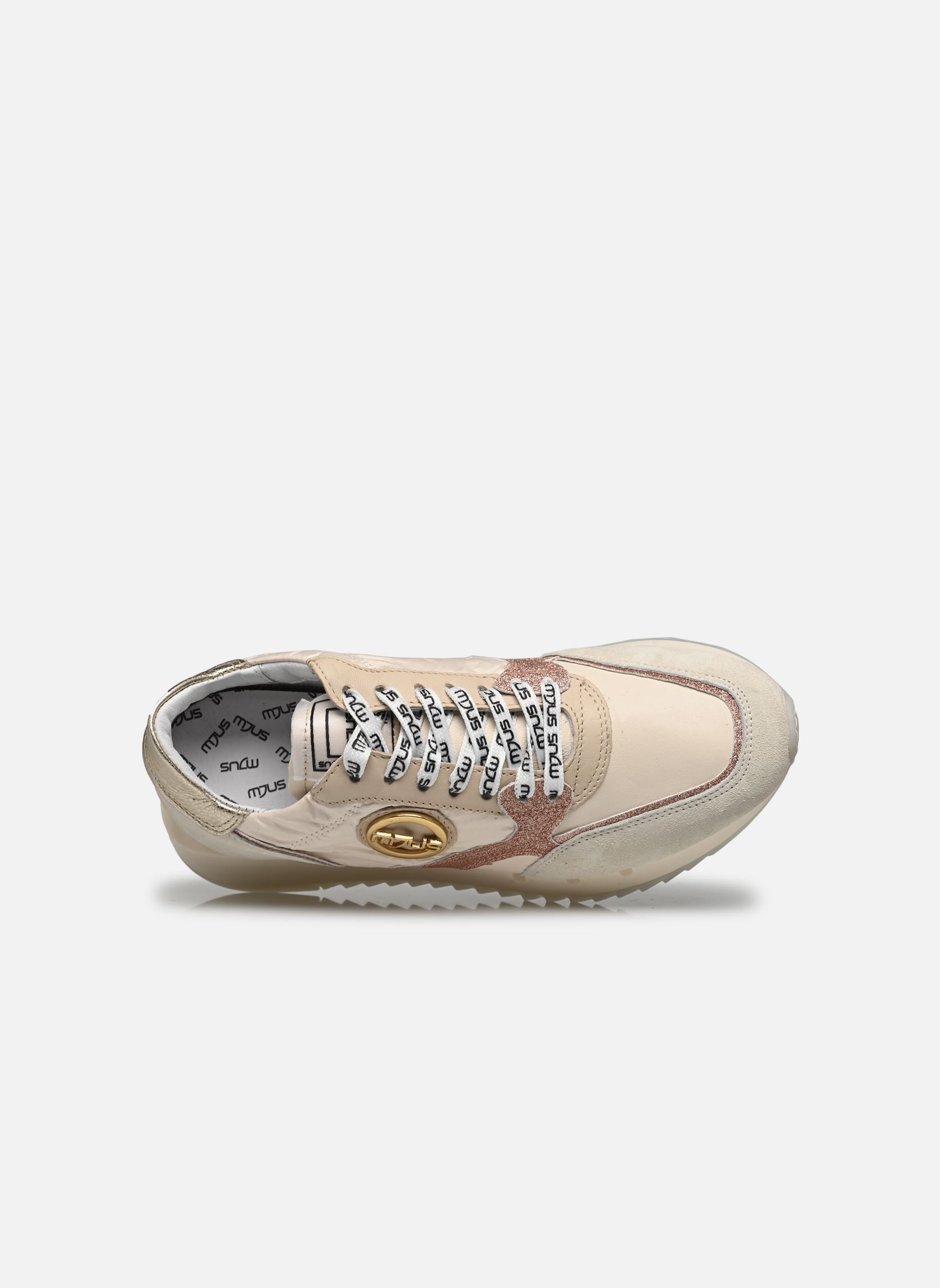 Niedrige Sneaker MINA T36104 damen beige Mjus Niedrige Sneaker MINA T36104 damen beige Latte+Salmone+Latte+Cappuccino