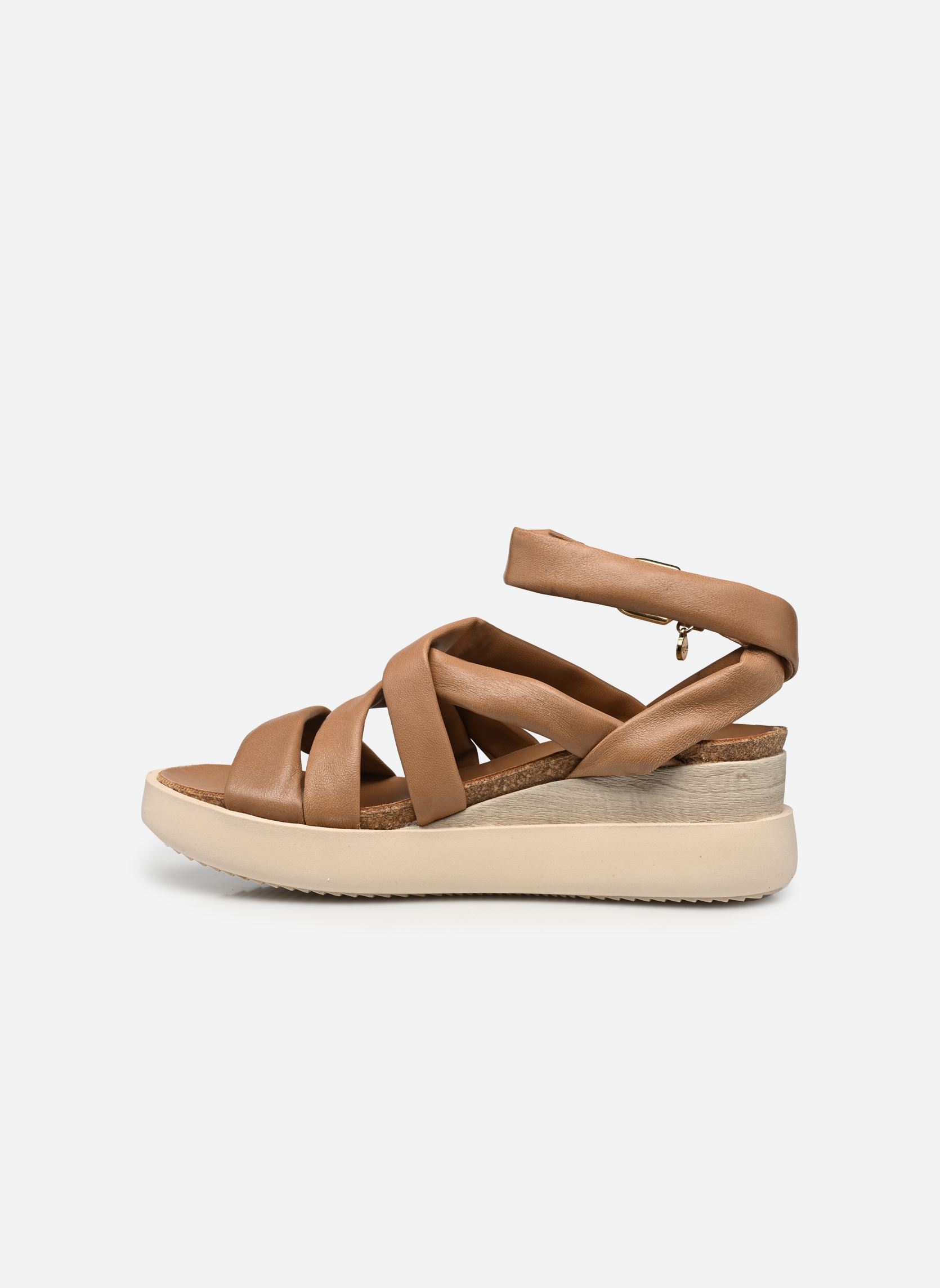 Sandales compensées et plateformes TIPA T18001 femme marron Mjus Sandales compensées et plateformes TIPA T18001 femme marron Sella+Beige
