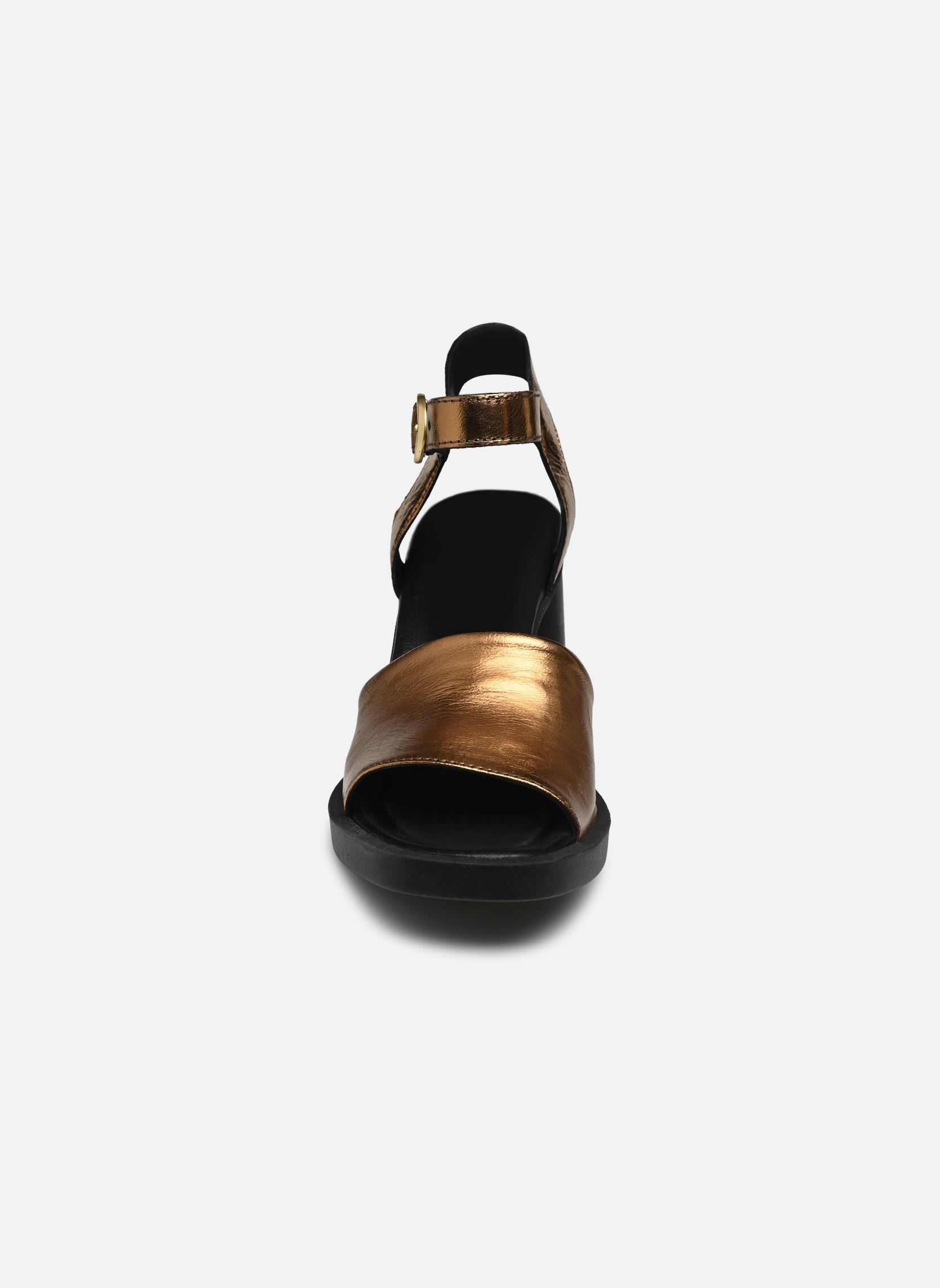 Sandalen JILLA T26006 dames goud en brons Mjus Sandalen JILLA T26006 dames goud en brons ORO+ORO+NERO+NERO