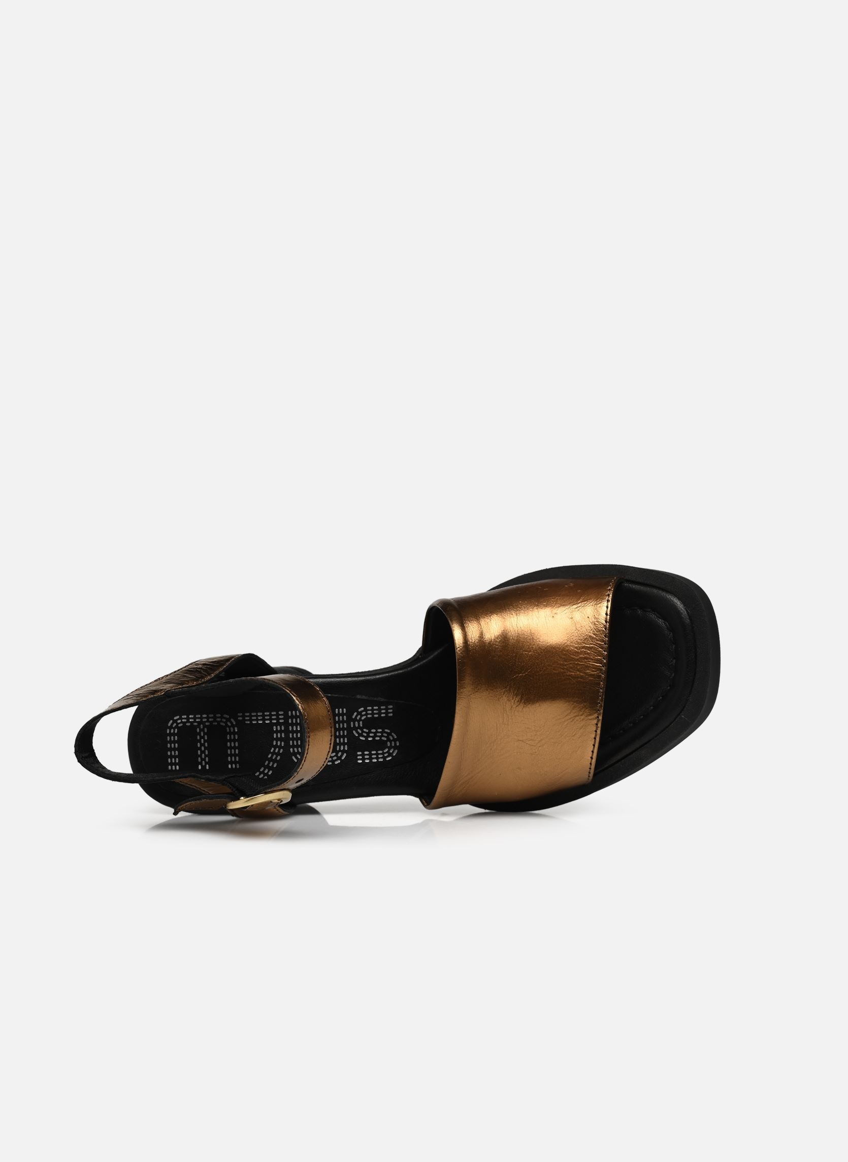 Sandalen JILLA T26006 dames goud en brons Mjus Sandalen JILLA T26006 dames goud en brons ORO+ORO+NERO+NERO