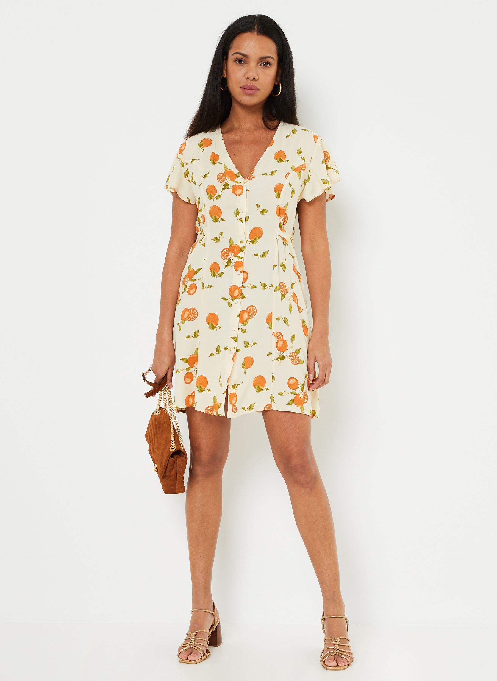 Jurken Robe Jodie dames beige Grace & Mila Jurken Robe Jodie dames beige Beige