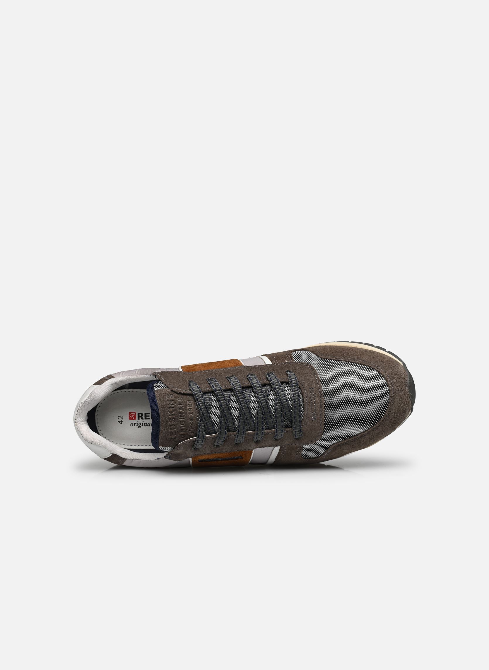 Baskets basses AFFAIRAN homme gris Redskins Baskets basses AFFAIRAN homme gris GRIS+COGNAC