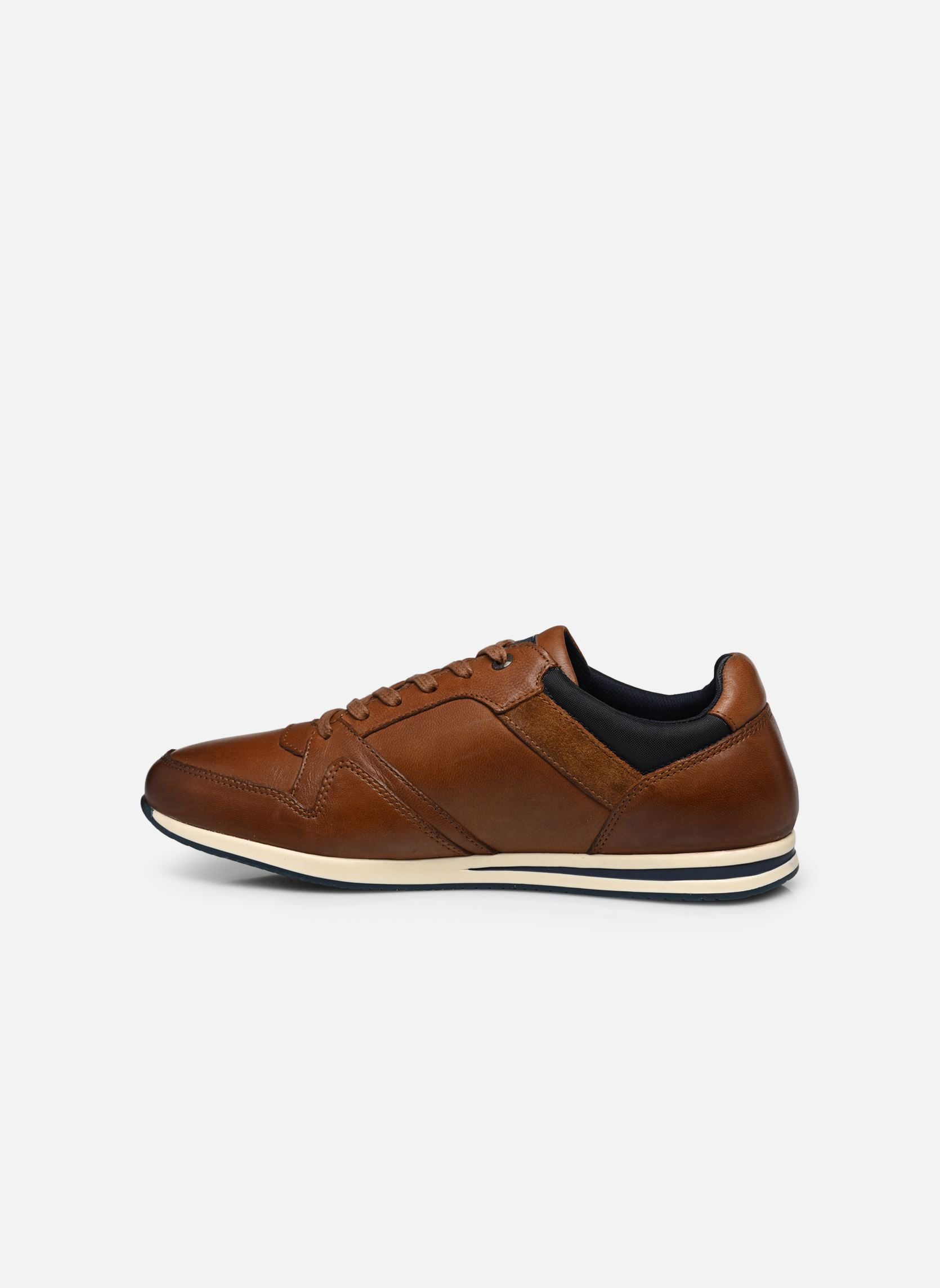 Baskets basses AIMABLI homme marron Redskins Baskets basses AIMABLI homme marron COGNAC + MARINE