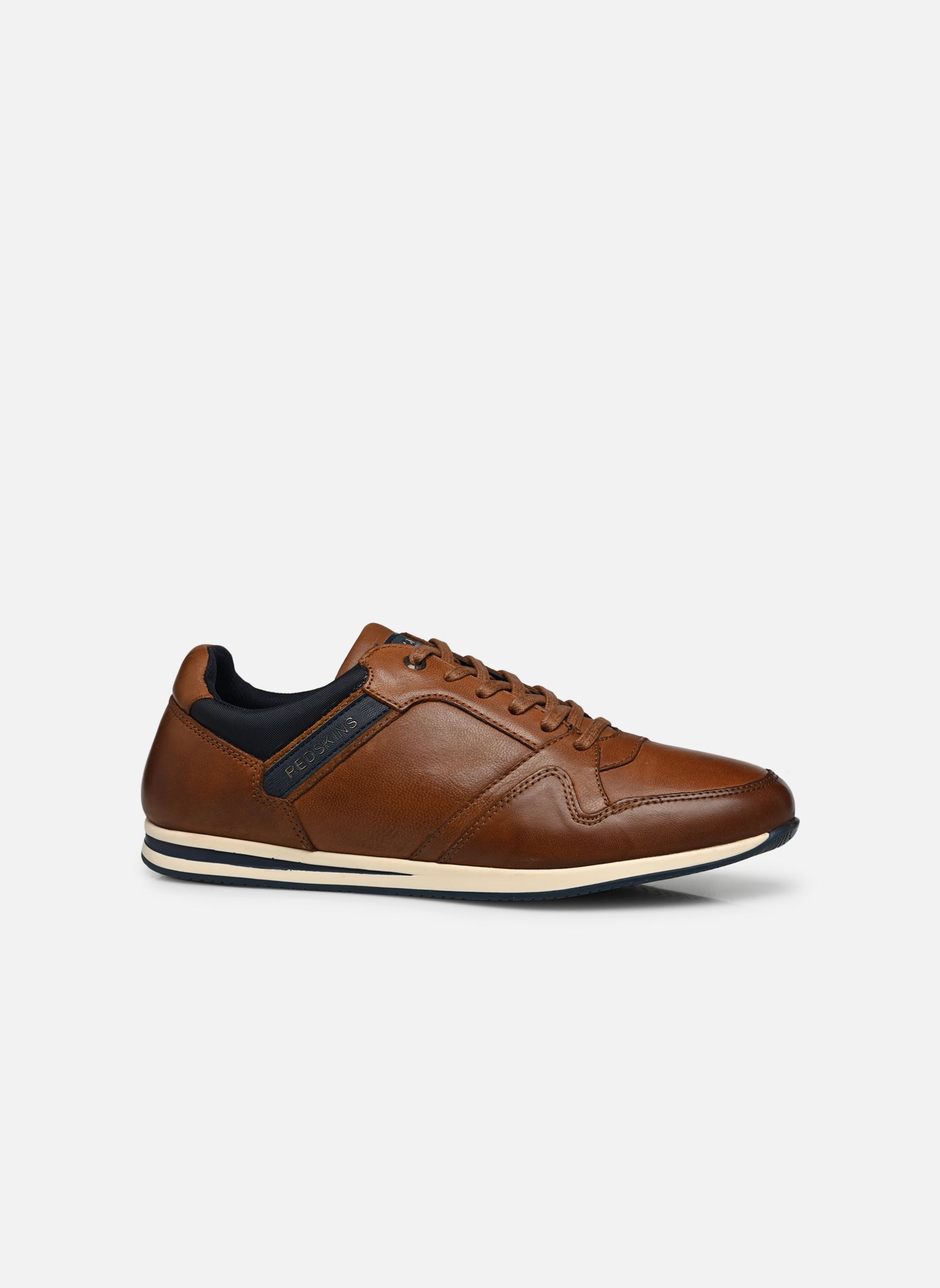 Baskets basses AIMABLI homme marron Redskins Baskets basses AIMABLI homme marron COGNAC + MARINE