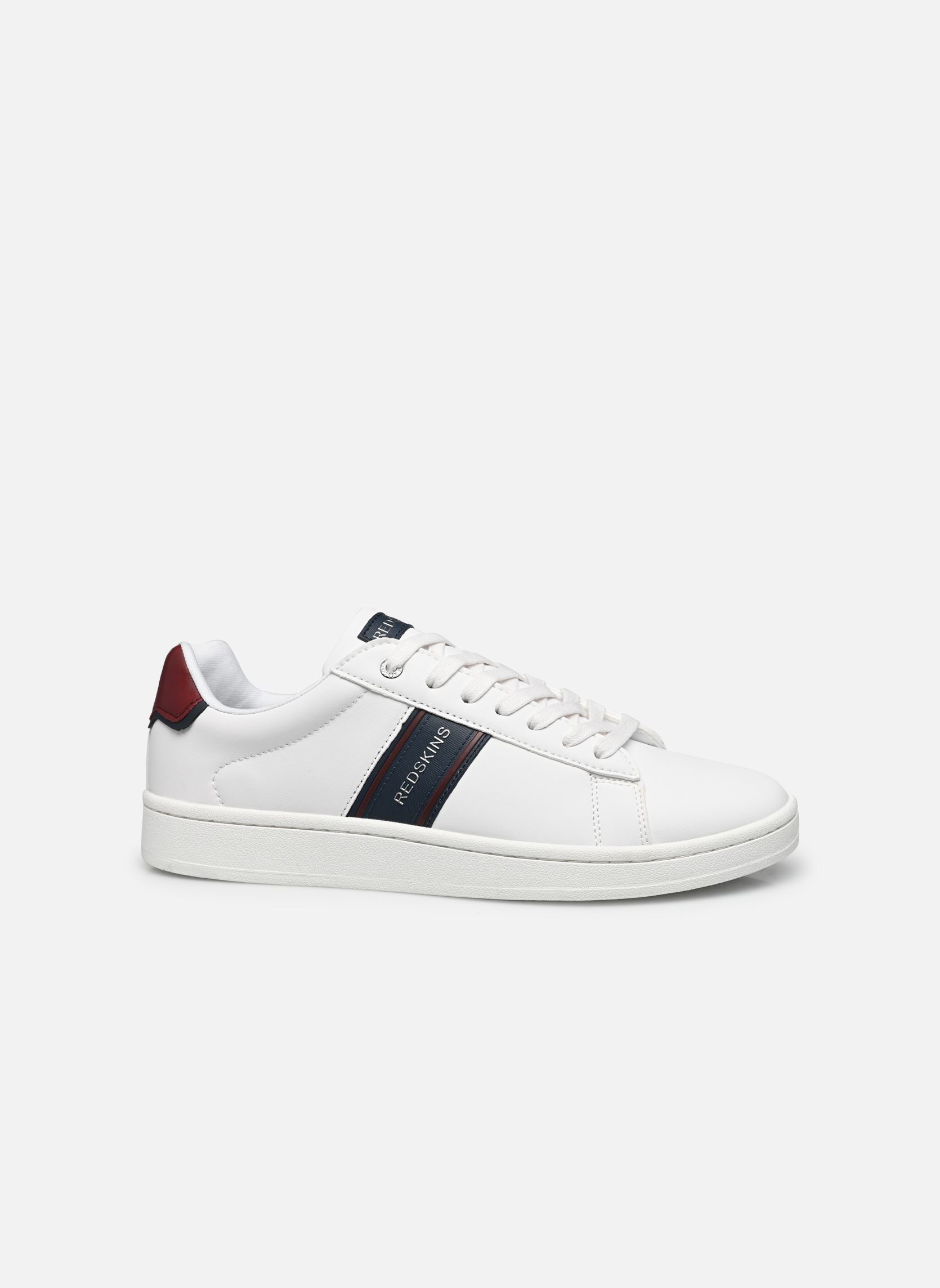 Baskets basses BUEE homme blanc Redskins Baskets basses BUEE homme blanc BLANC+MARINE+BORDO