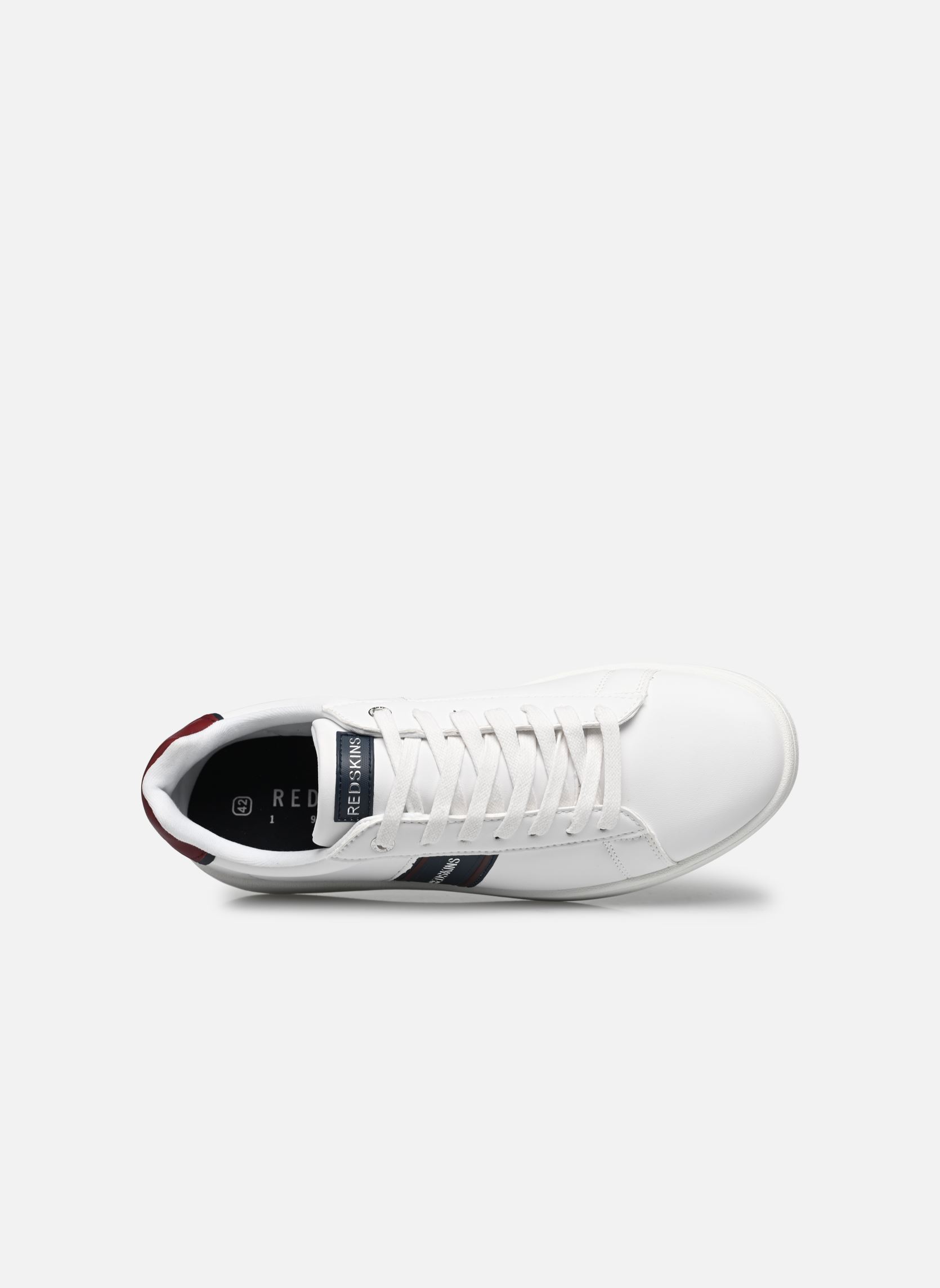 Baskets basses BUEE homme blanc Redskins Baskets basses BUEE homme blanc BLANC+MARINE+BORDO