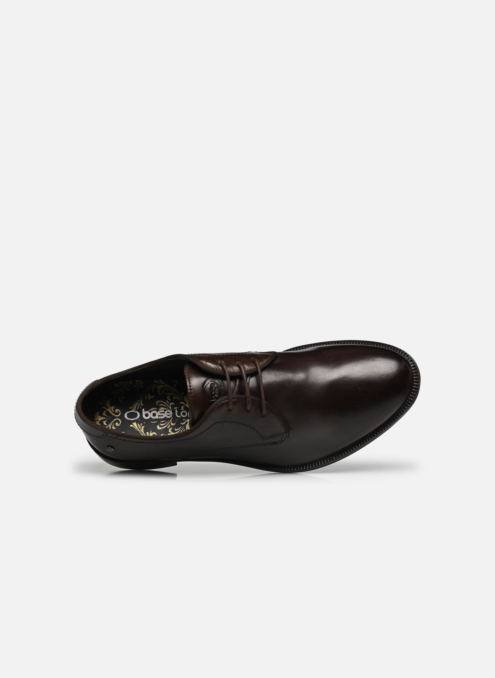 Molière schoenen BERTIE heren bruin Base London Molière schoenen BERTIE heren bruin BROWN BURNISHED