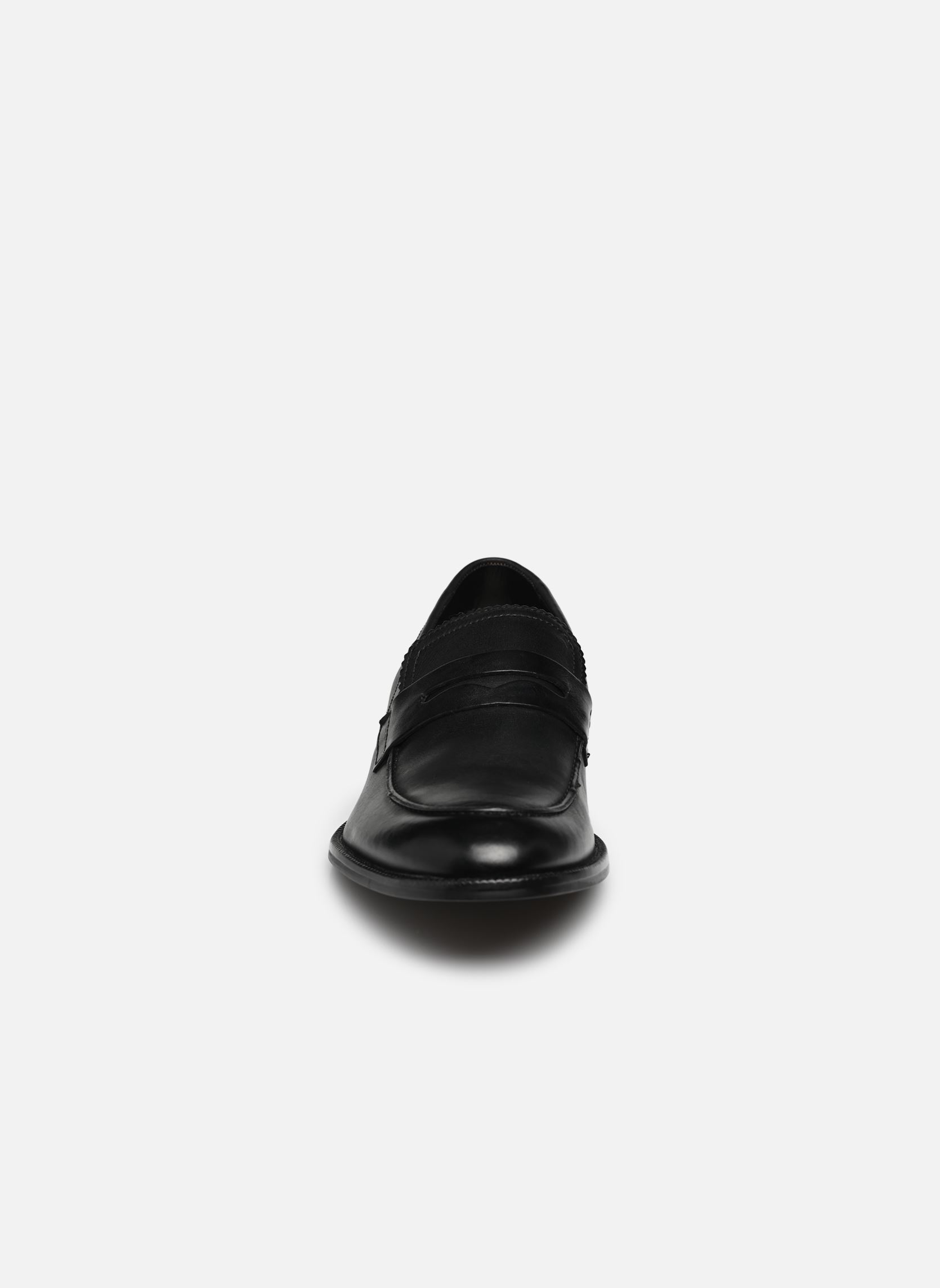 Mocassins DANBURY homme noir Base London Mocassins DANBURY homme noir BLACK BURNISHED