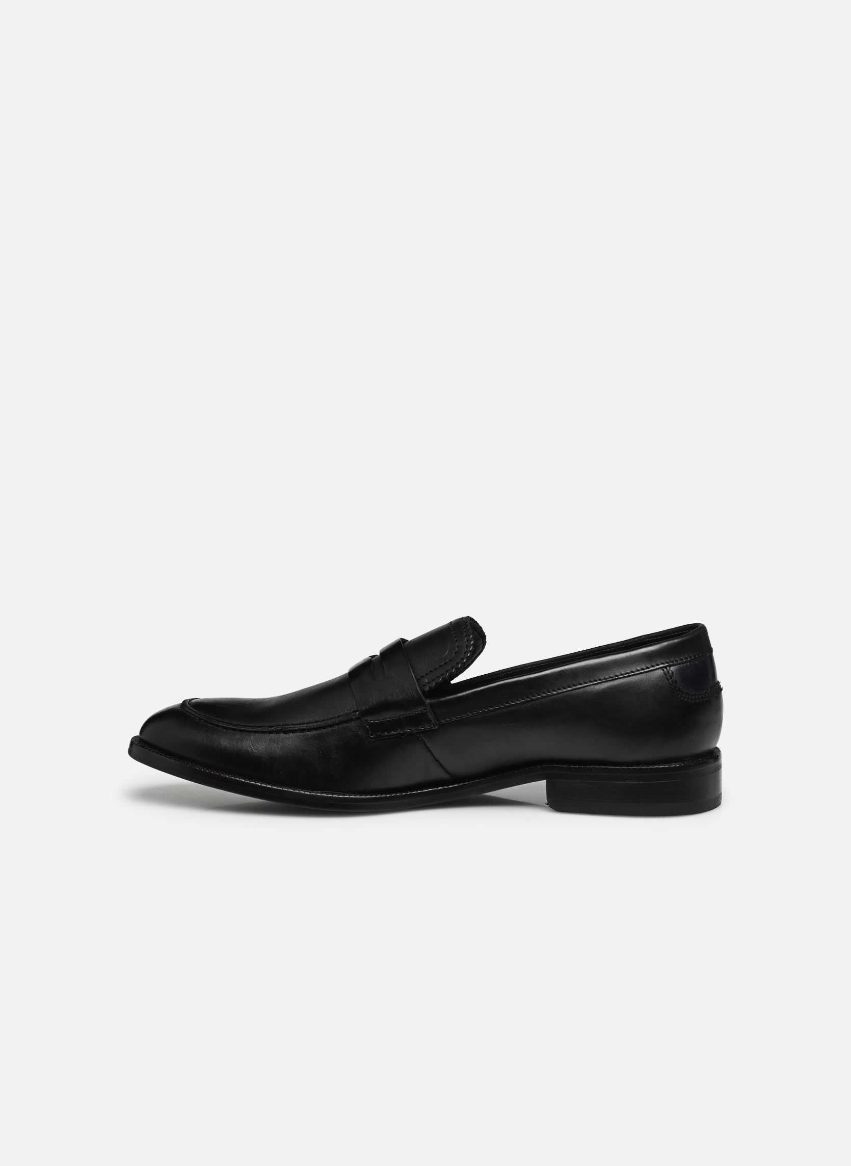 Mocassins DANBURY homme noir Base London Mocassins DANBURY homme noir BLACK BURNISHED