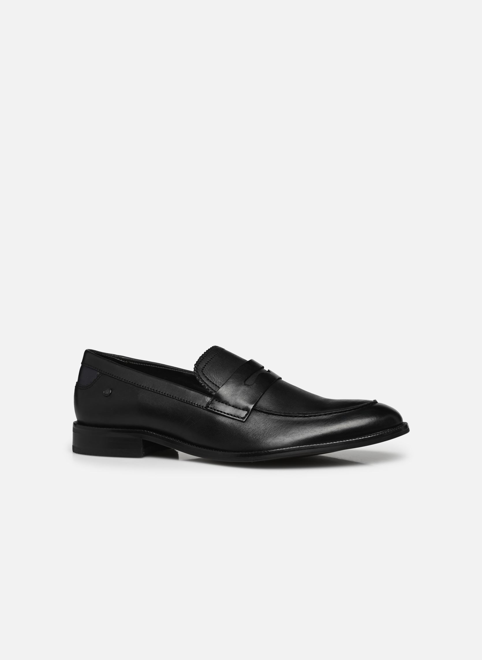 Mocassins DANBURY homme noir Base London Mocassins DANBURY homme noir BLACK BURNISHED