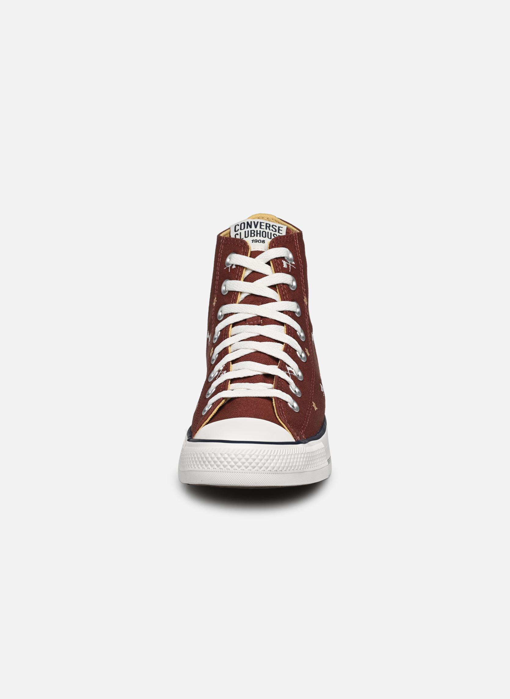 Baskets toile Chuck Taylor All Star Clubhouse Hi M homme marron Converse Baskets toile Chuck Taylor All Star Clubhouse Hi M homme marron RED OAK/EGRET