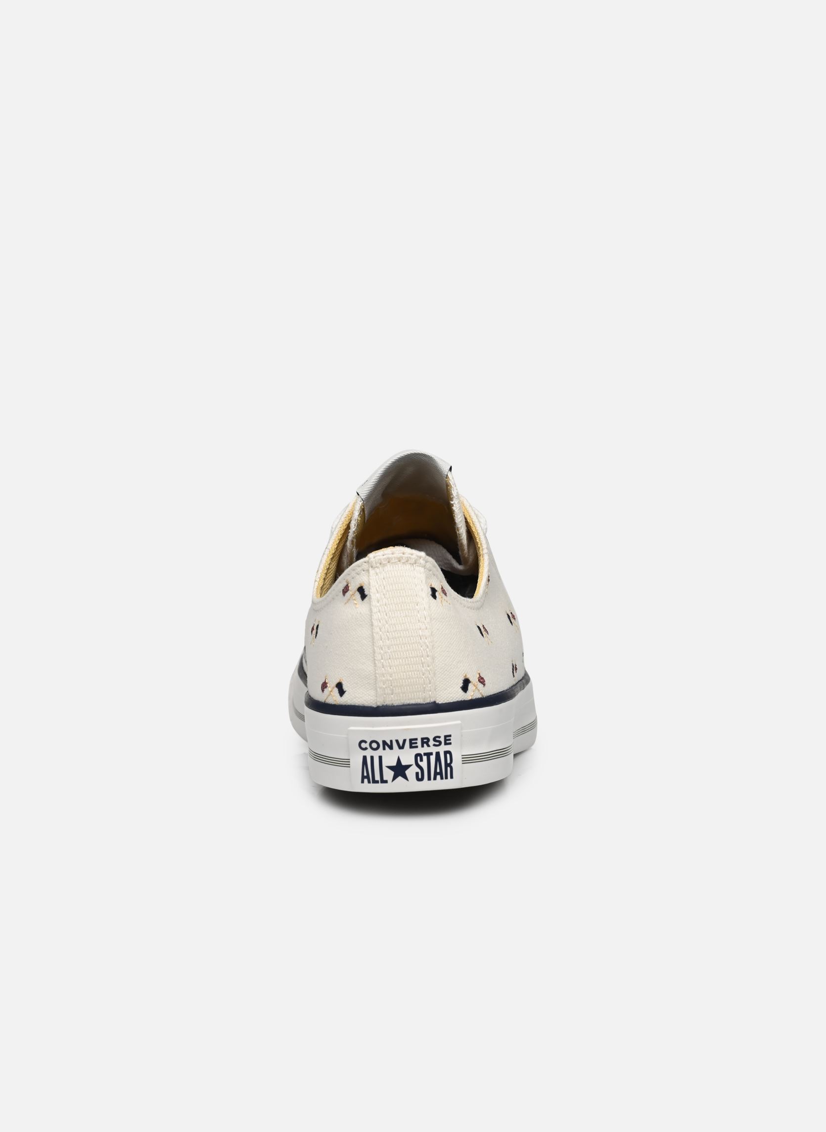 Leinen-Sneaker Chuck Taylor All Star Clubhouse Ox M herren weiß Converse Leinen-Sneaker Chuck Taylor All Star Clubhouse Ox M herren weiß EGRET/RED OAK