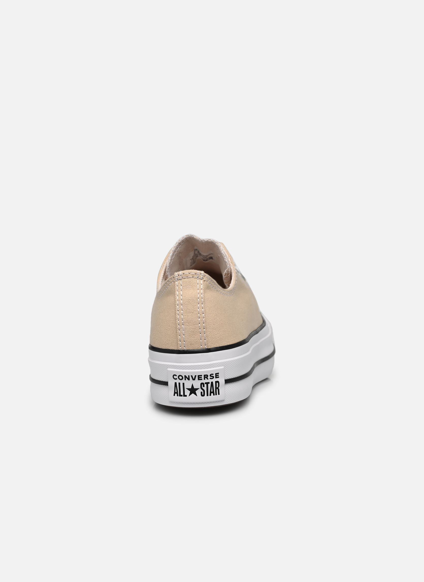 Baskets toile Chuck Taylor All Star Lift Platform Seas femme beige Converse Baskets toile Chuck Taylor All Star Lift Platform Seas femme beige OAT MILK