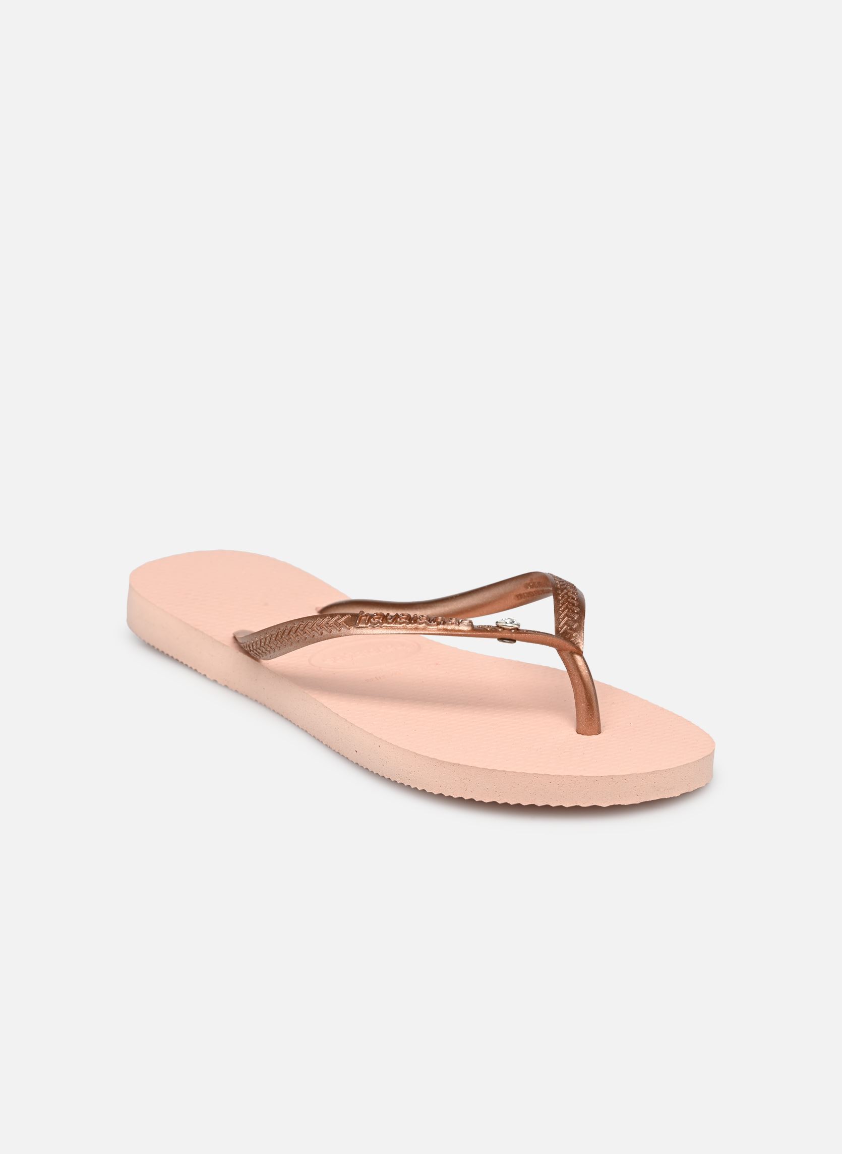 Tongs Hav. Slim Crystal SW II W femme rose Havaianas Tongs Hav. Slim Crystal SW II W femme rose BALLET ROSE