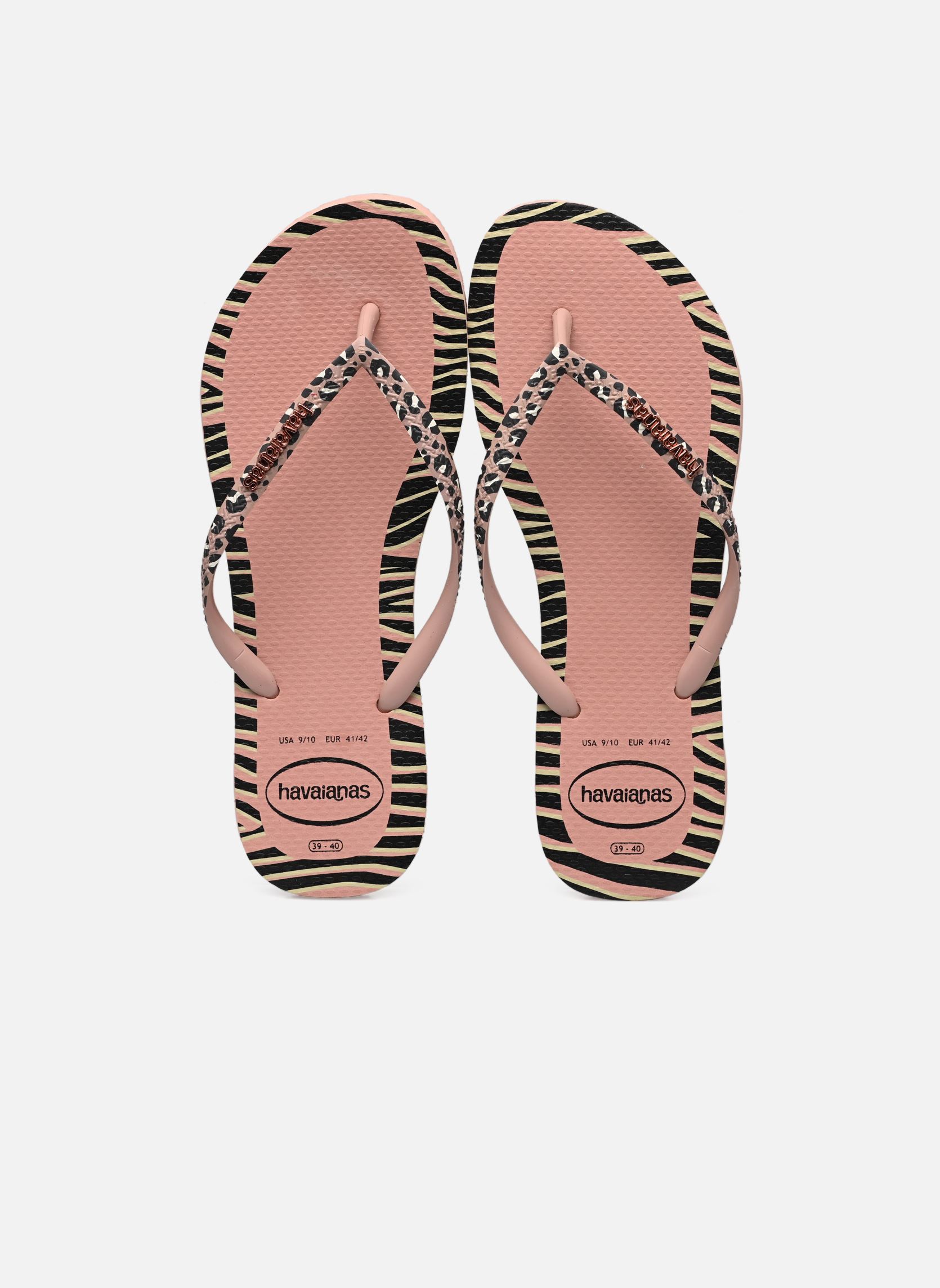 Slippers Hav. Slim Animals Fashion dames roze Havaianas Slippers Hav. Slim Animals Fashion dames roze CROCUS ROSE