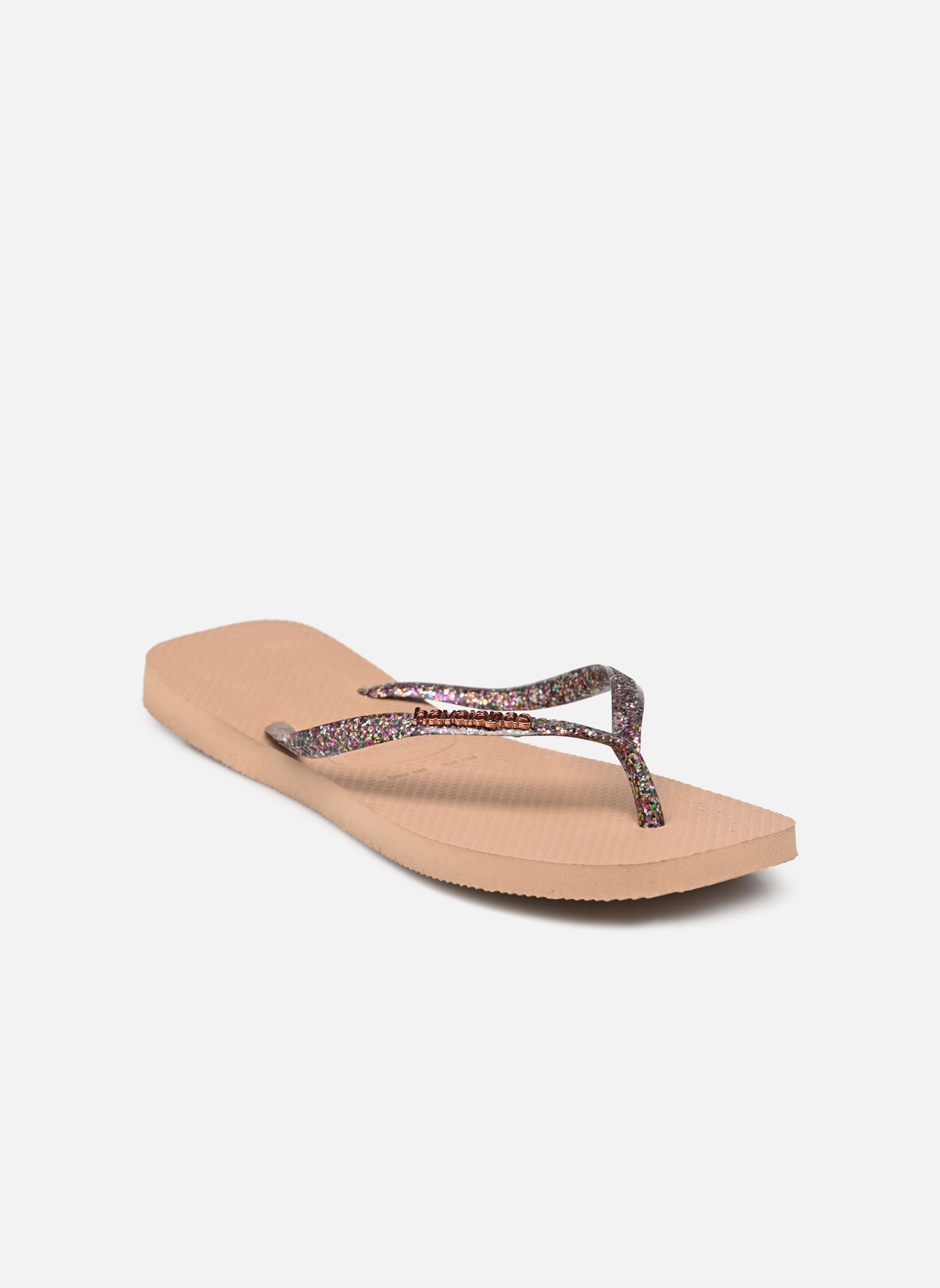 Infradito Slim Square Logo Metallic donna rosa Havaianas Infradito Slim Square Logo Metallic donna rosa ROSE GOLD