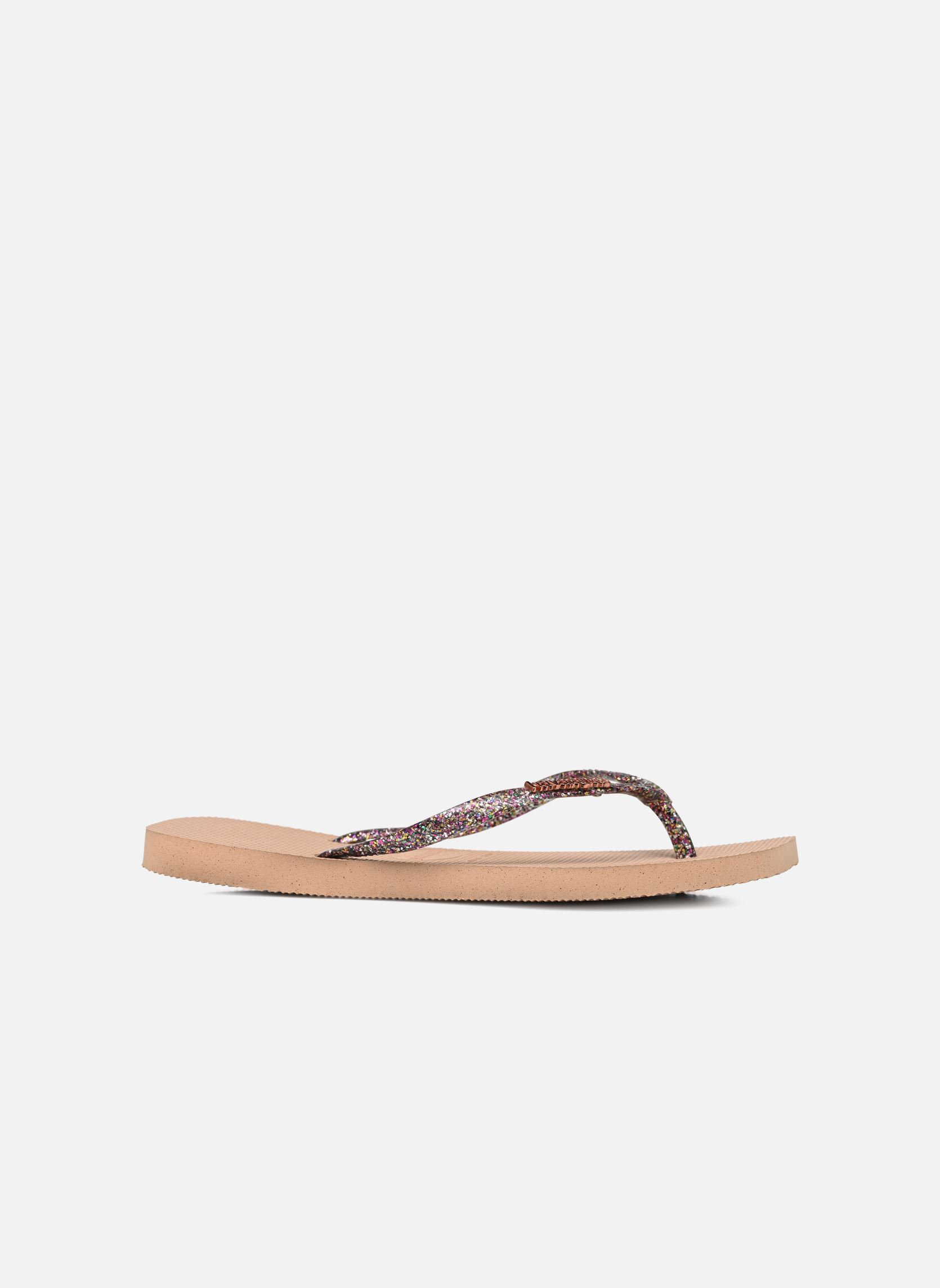 Infradito Slim Square Logo Metallic donna rosa Havaianas Infradito Slim Square Logo Metallic donna rosa ROSE GOLD