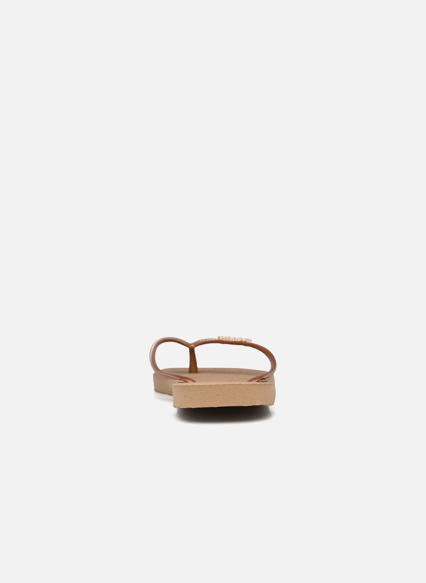 Tongs Slim Square Logo Metallic femme rose Havaianas Tongs Slim Square Logo Metallic femme rose ROSE GOLD/ROSE GOLD