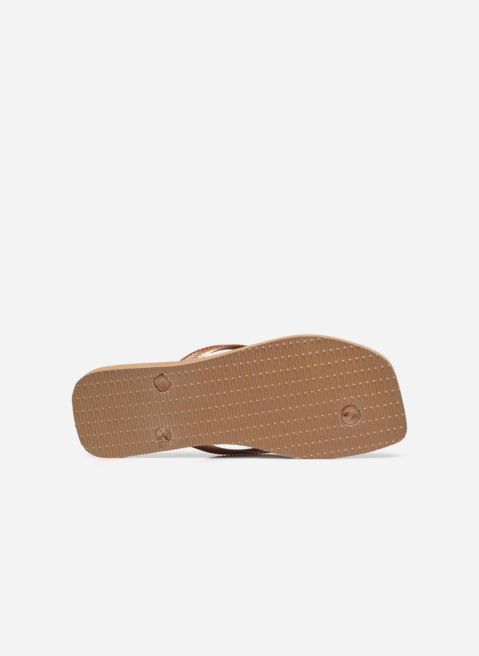 Tongs Slim Square Logo Metallic femme rose Havaianas Tongs Slim Square Logo Metallic femme rose ROSE GOLD/ROSE GOLD