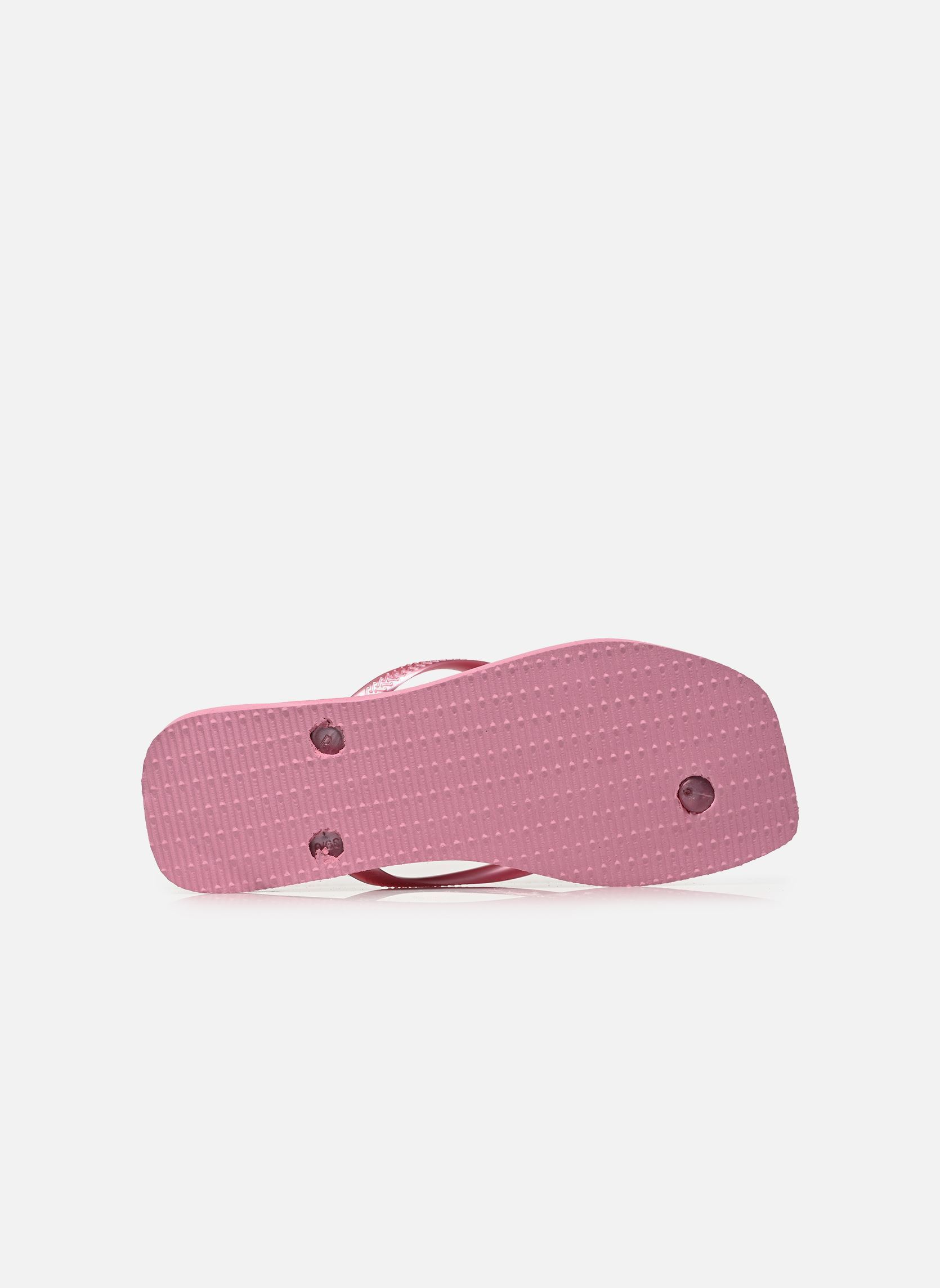 Flip-Flops Slim Square Logo Metallic damen rosa Havaianas Flip-Flops Slim Square Logo Metallic damen rosa ROSE CHIFFOM