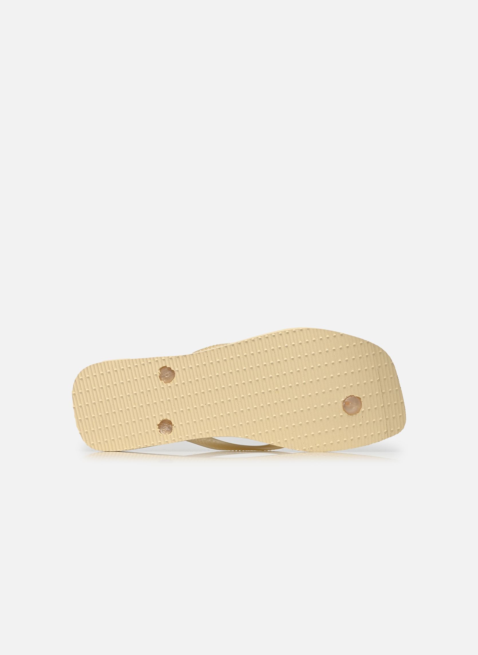 Flip-Flops Slim Square Logo Metallic damen beige Havaianas Flip-Flops Slim Square Logo Metallic damen beige BUTTERCREAM