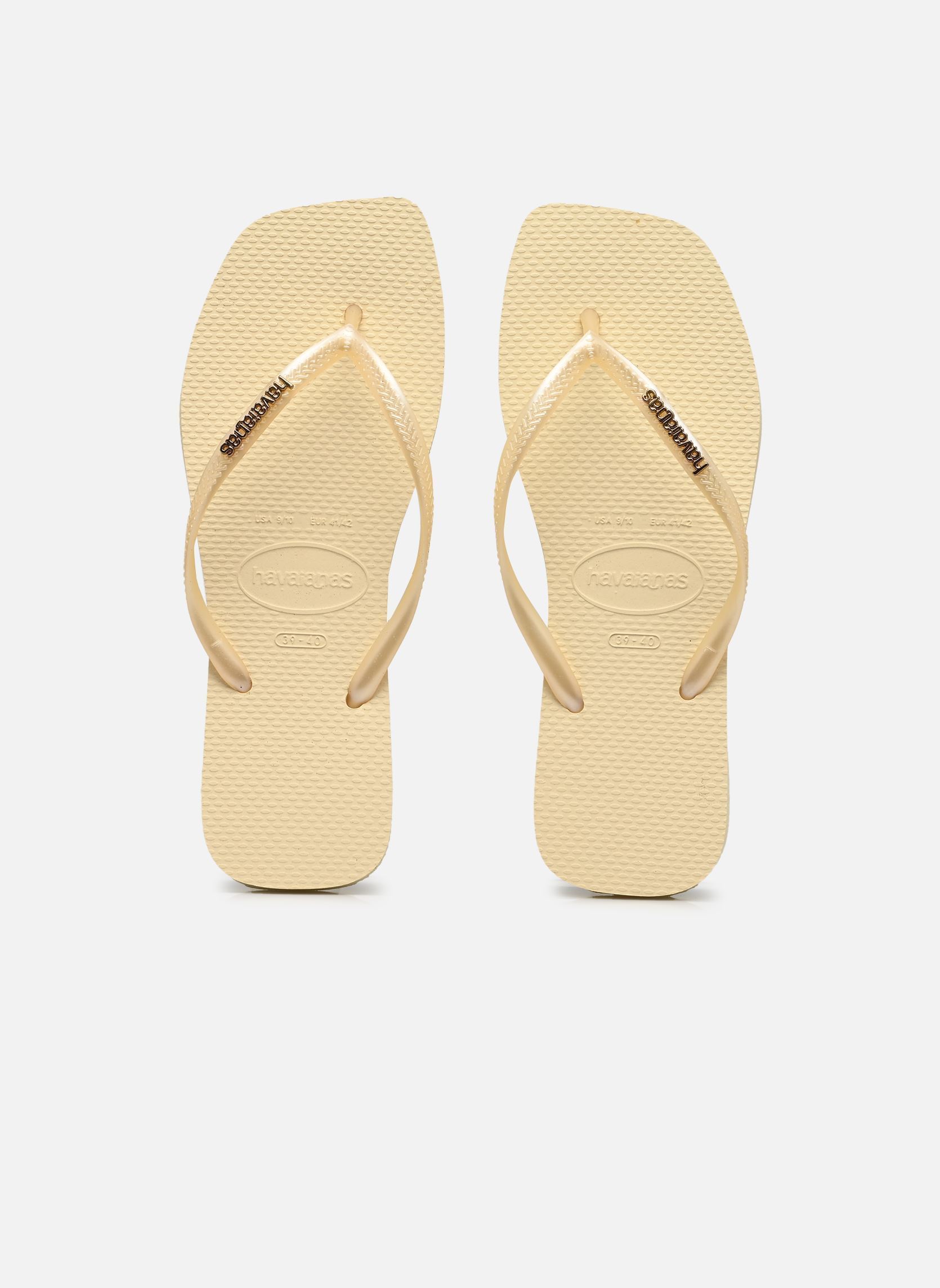 Tongs Havaianas SLIM SQUARE LOGO METALLIC 37 /