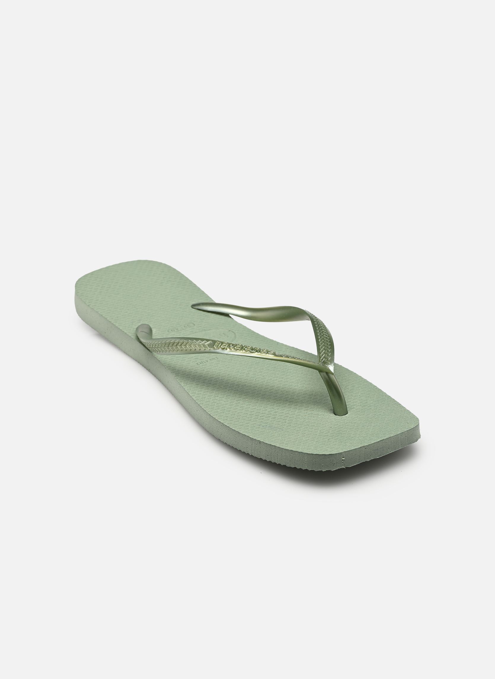 Flip-Flops Hav. Slim Square damen grün Havaianas Flip-Flops Hav. Slim Square damen grün SMOKE GREEN