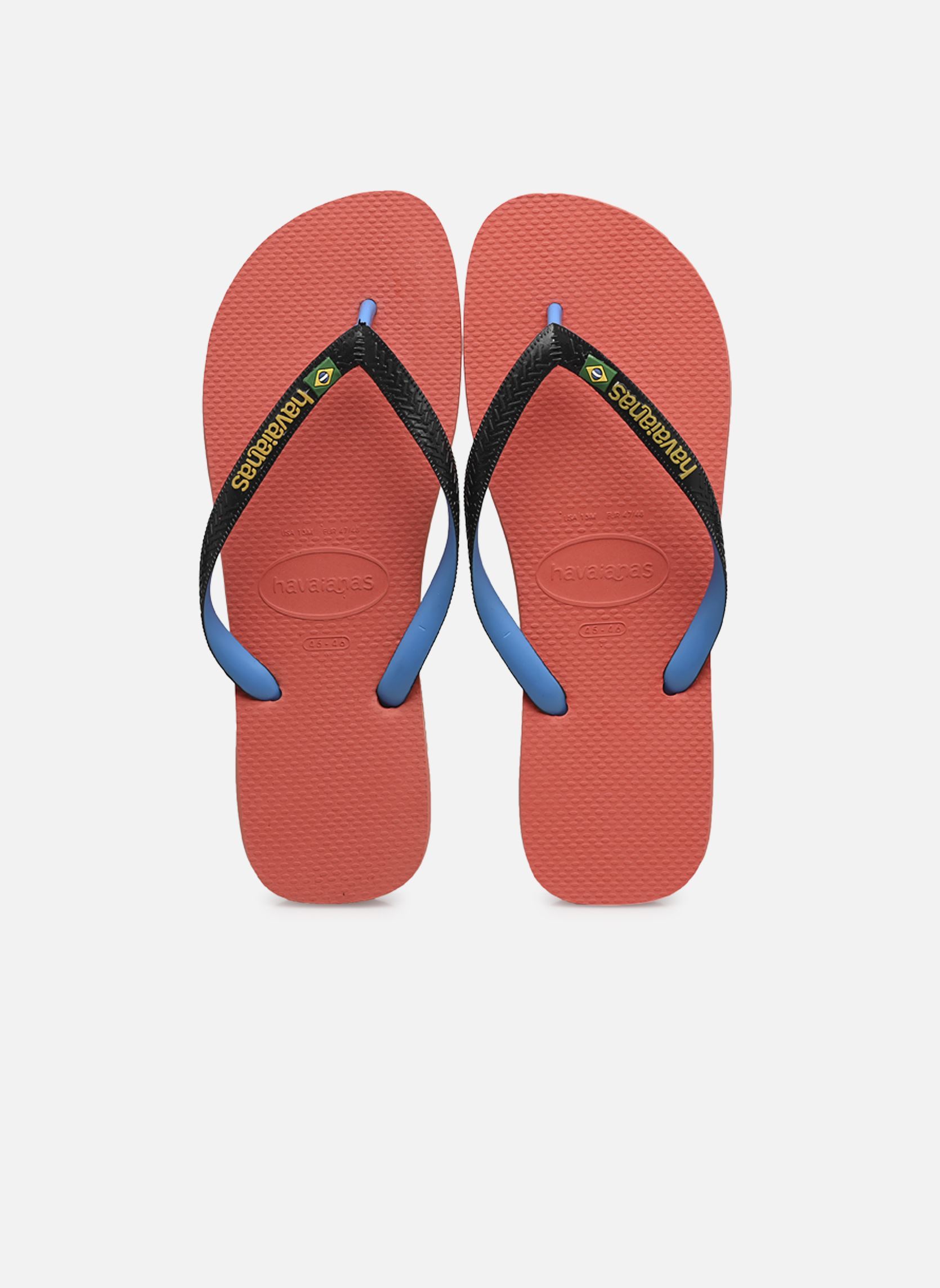 Slippers Hav. Brasil Mix N heren rood Havaianas Slippers Hav. Brasil Mix N heren rood SALMON