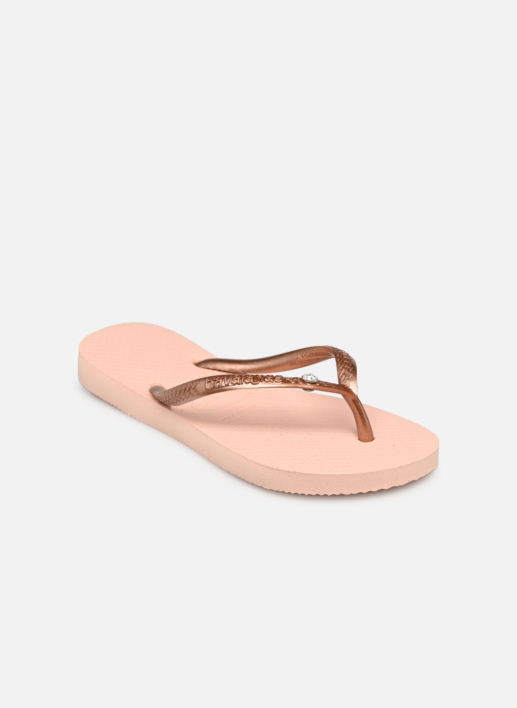 Flip-Flops Kids Slim Crystal SW II mädchen rosa Havaianas Flip-Flops Kids Slim Crystal SW II mädchen rosa BALLET ROSE