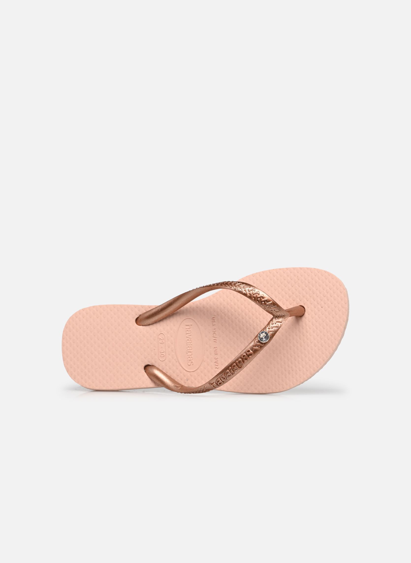 Flip-Flops Kids Slim Crystal SW II mädchen rosa Havaianas Flip-Flops Kids Slim Crystal SW II mädchen rosa BALLET ROSE