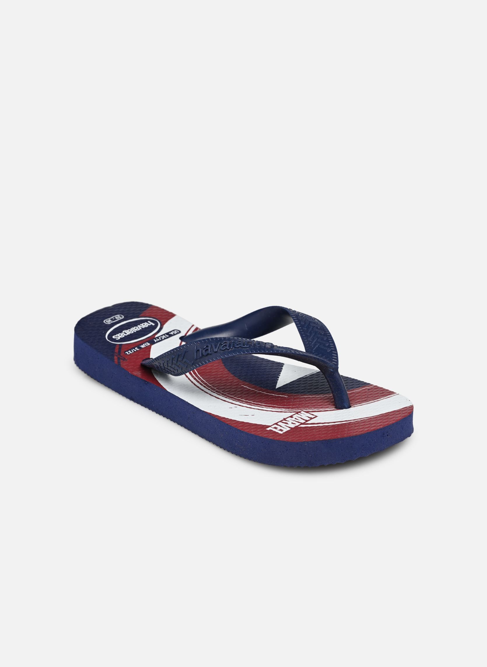 Tongs Kids Top Marvel Logomania bleu Havaianas Tongs Kids Top Marvel Logomania bleu Navy Blue/navy Blue