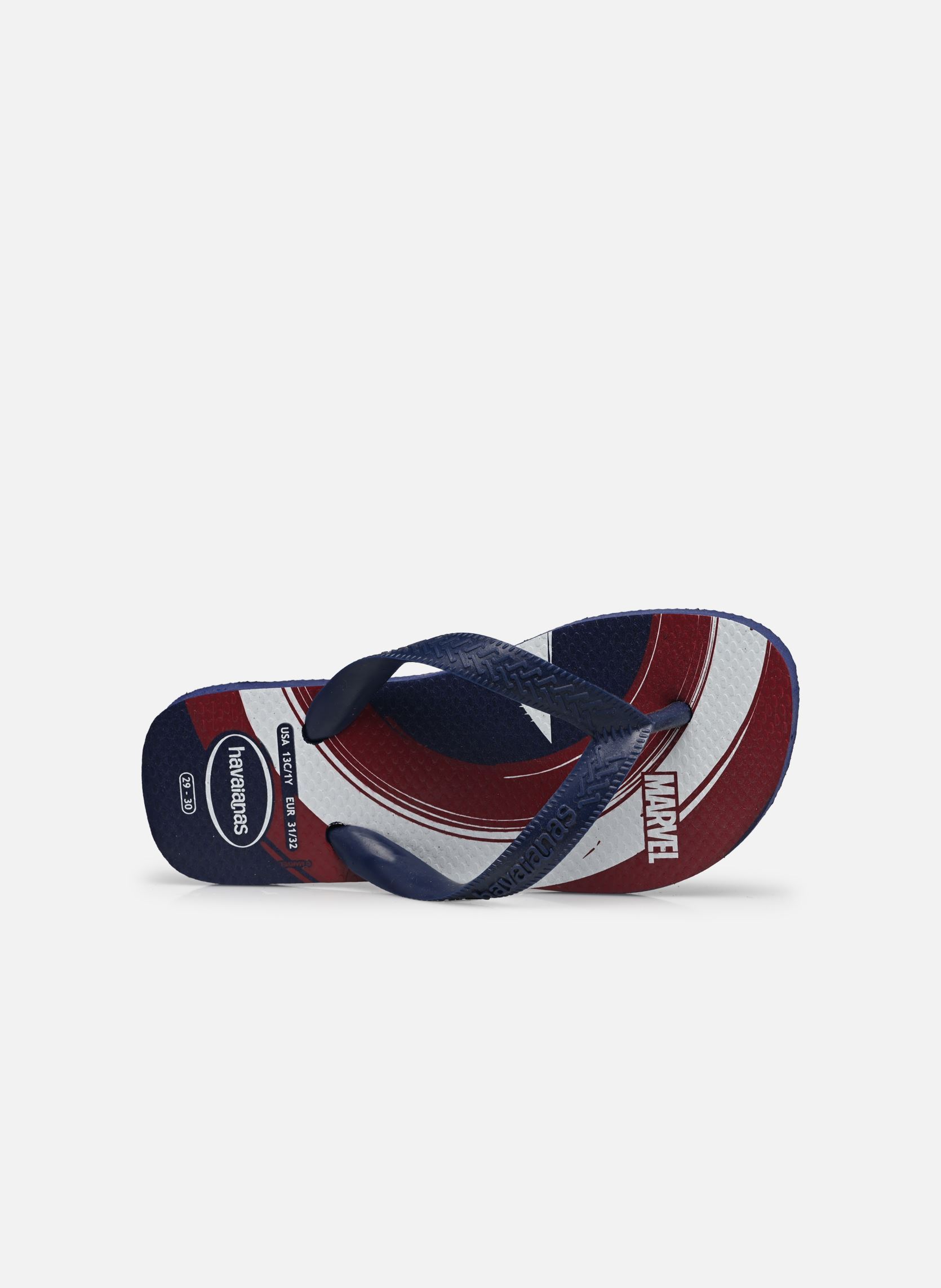 Tongs Kids Top Marvel Logomania bleu Havaianas Tongs Kids Top Marvel Logomania bleu Navy Blue/navy Blue