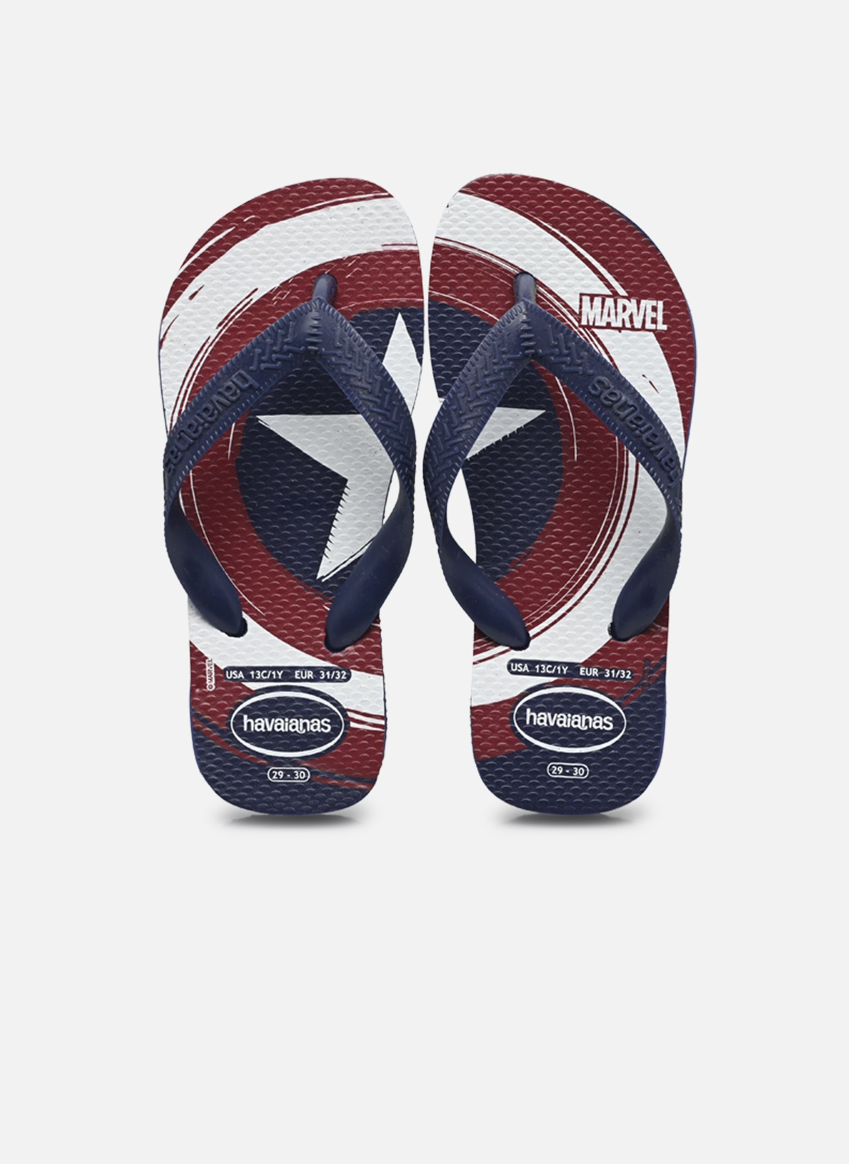 Tongs Havaianas Kids Top Marvel Logomania pour Enfant