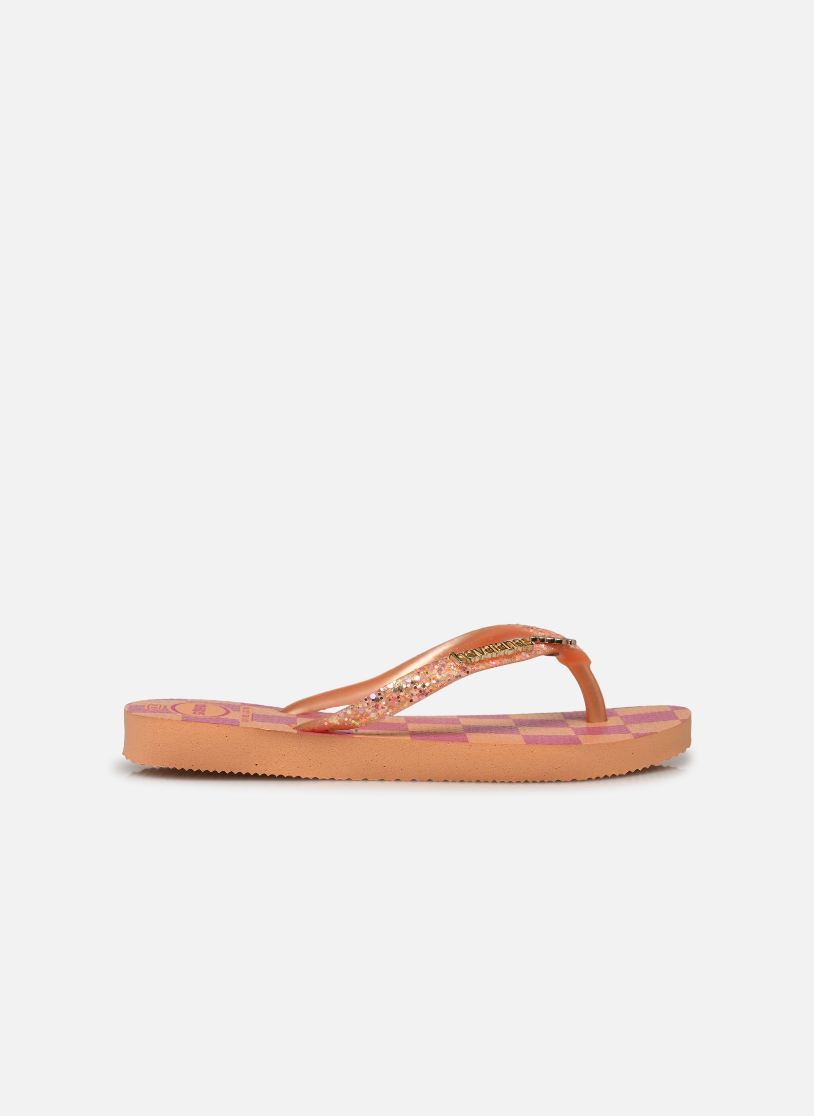 Tongs Kids Slim Glitter Trendy orange Havaianas Tongs Kids Slim Glitter Trendy orange PEACH