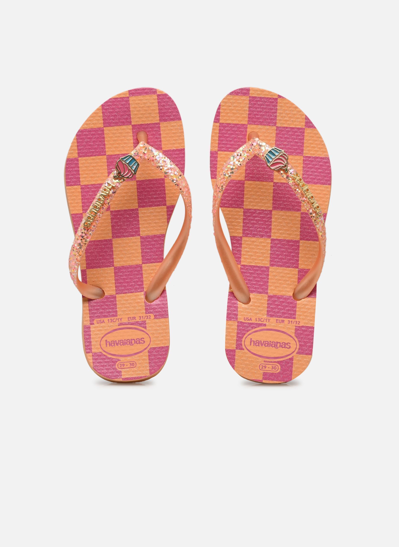 Tongs enfant Havaianas KIDS SLIM GLITTER TRENDY 35 / - vue 2