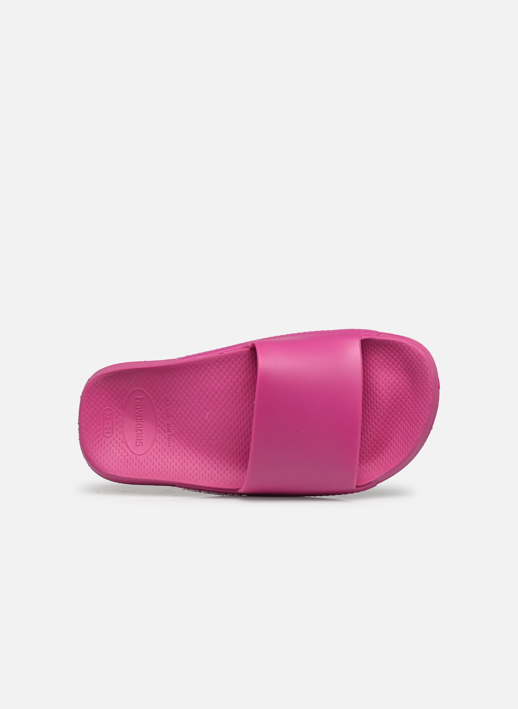 Tongs et sandales de bain Kids Slide Classic fille rose Havaianas Tongs et sandales de bain Kids Slide Classic fille rose Rose Gum