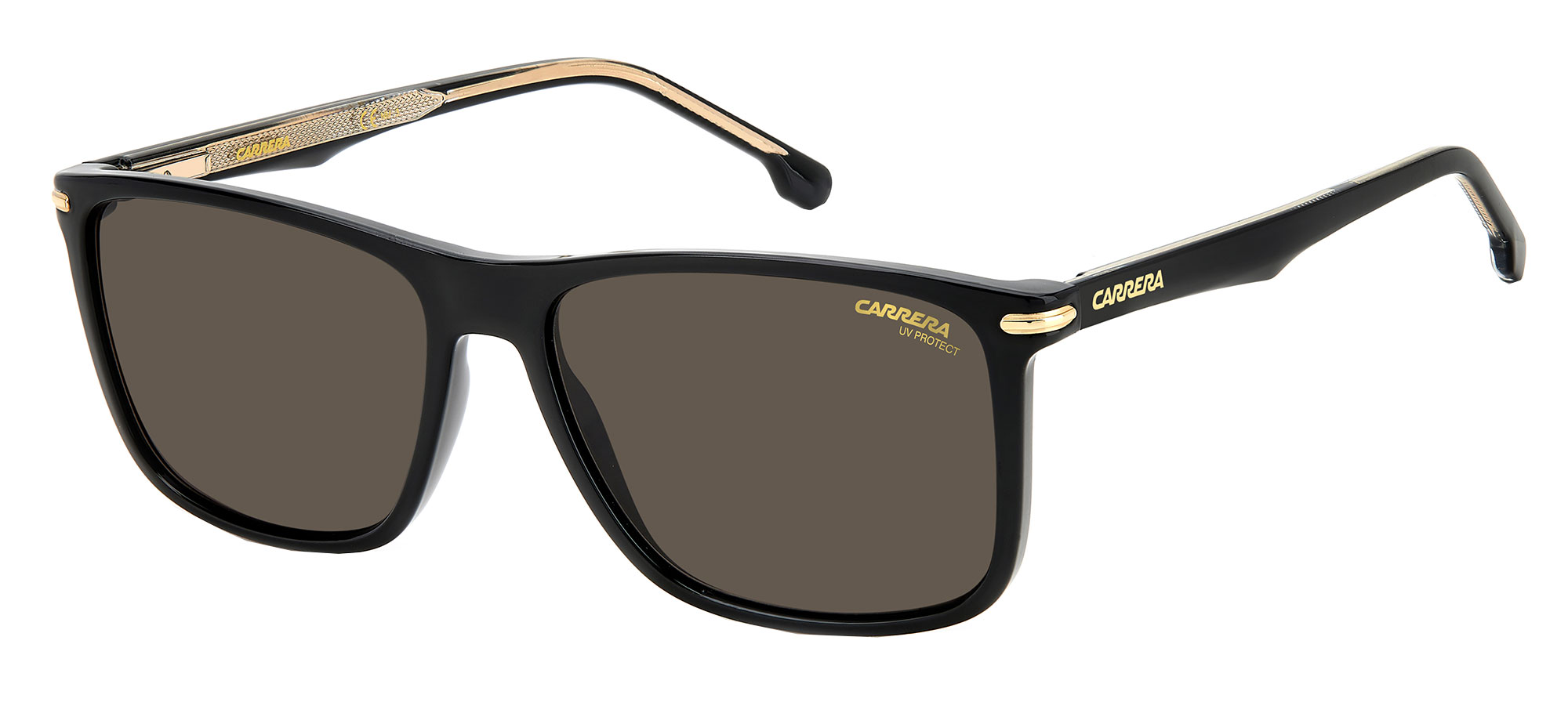 Lunettes De Soleil Carrera 261/S - Monture Noire Résine, Verres Teintés Haute Qualité, Taille Unique (53-18-145)