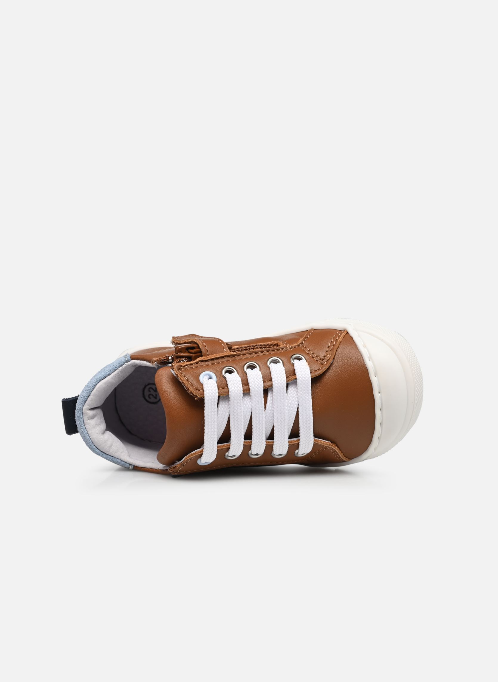 Babyschoenen Bocapo jongens bruin Pat et Ripaton Babyschoenen Bocapo jongens bruin COGNAC